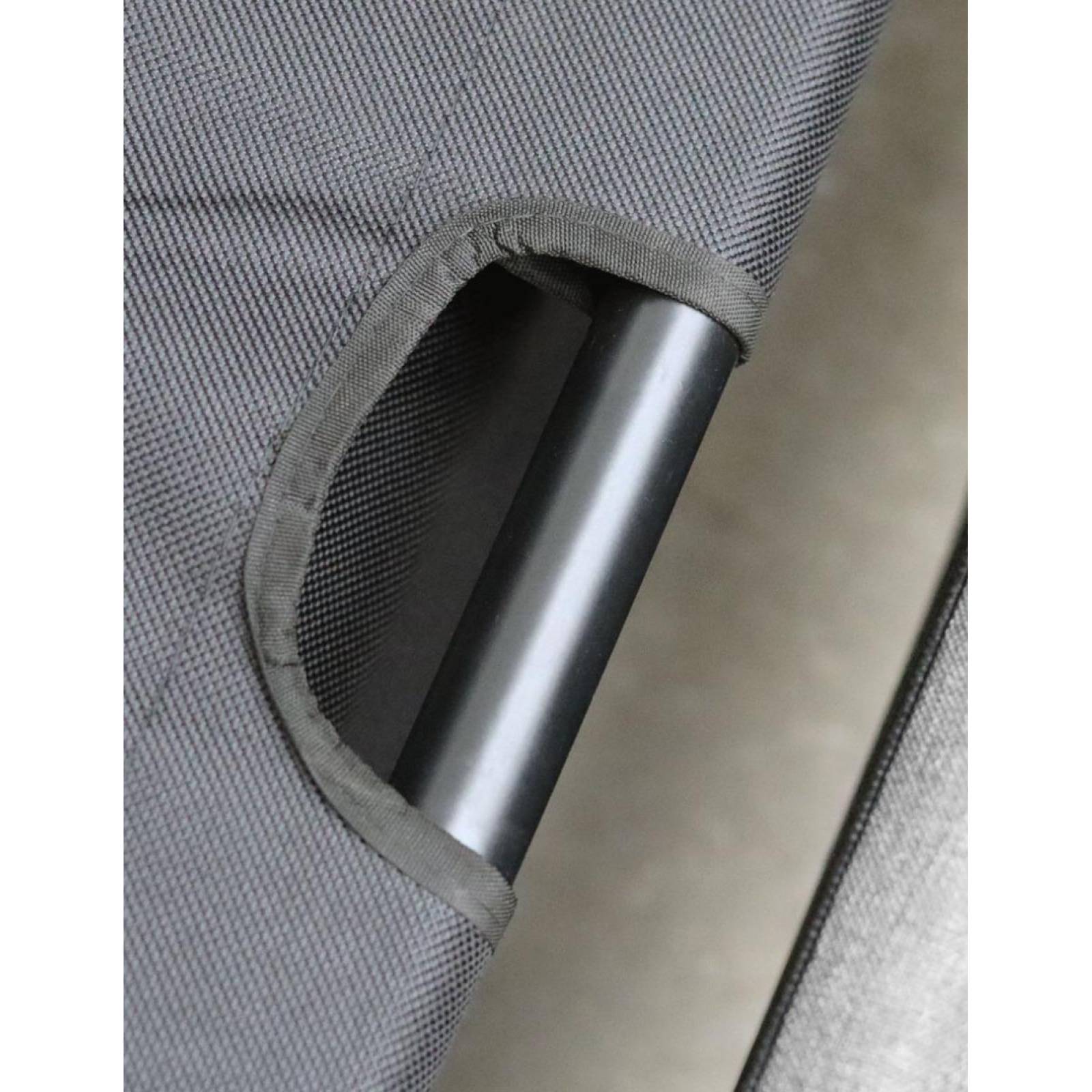 Sofá Cama Matrimonial Menken SofaMatch, Tela Quantum Ash Tela Microfibra