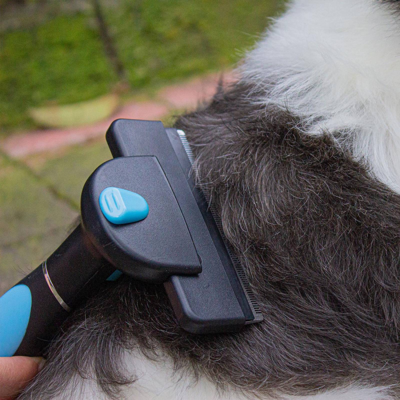 Cepillo para Mascotas Mr. Pets Grande, Deslanador Quita Pelo