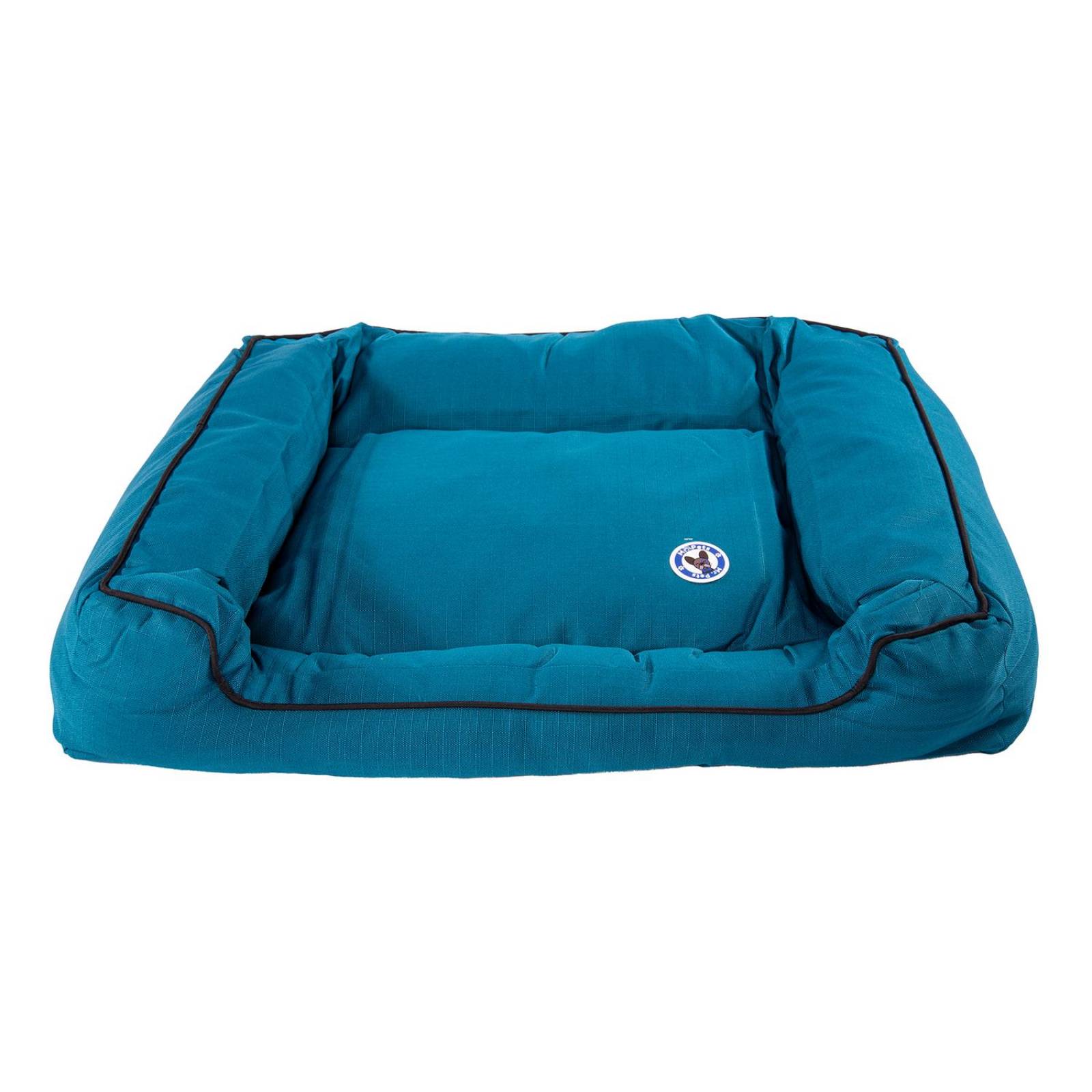 Cama para Perros Rectangular Mr. Pets, Ultra Suave Grande Azul