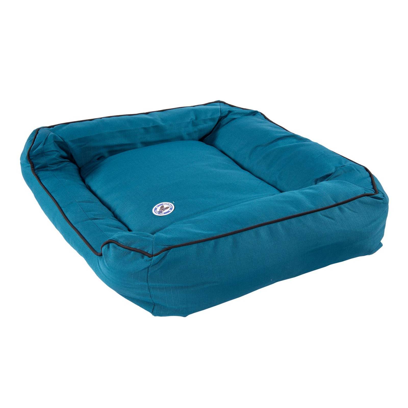 Cama para Perros Rectangular Mr. Pets, Ultra Suave Grande Azul