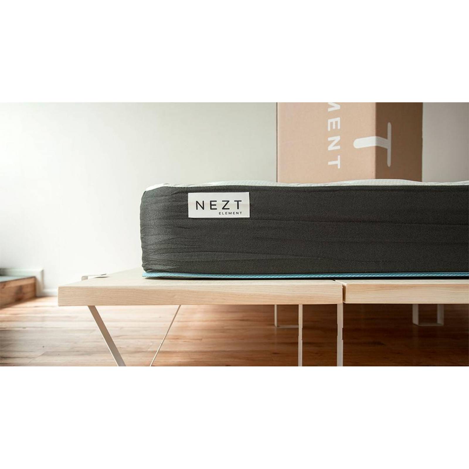 Colchón Nezt Element King Size, Semi Firme Hipoalergénico 