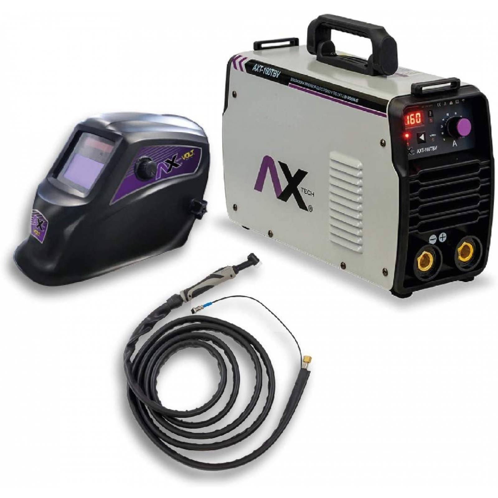 Soldadora inverter Axtech AXT-160TBV 110V/220V