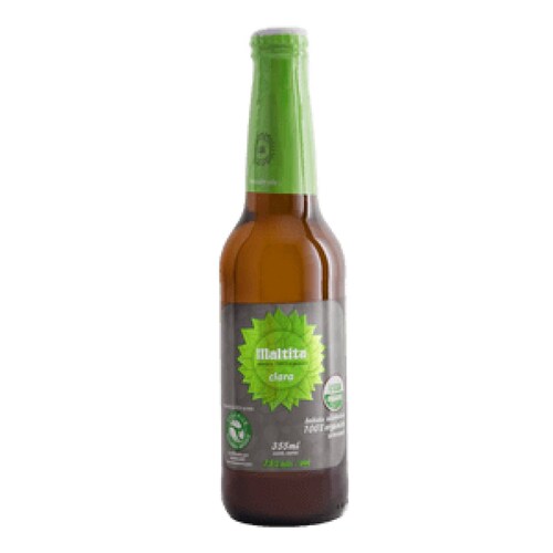 Cerveza Artesanal Orgánica Maltita Clara 355ml Alc. Vol. 7.5% 12 Pack