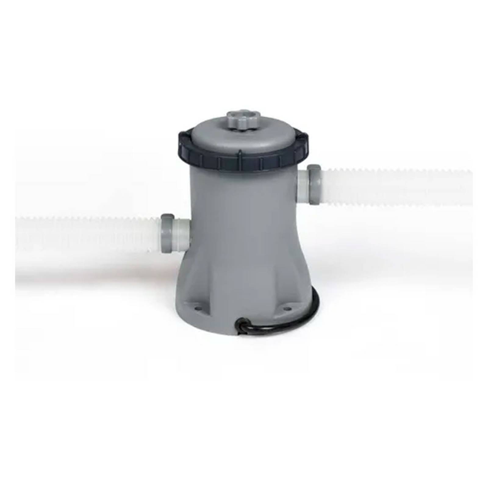 Alberca Estructural Bestway Redonda Con bomba Filtro Gris