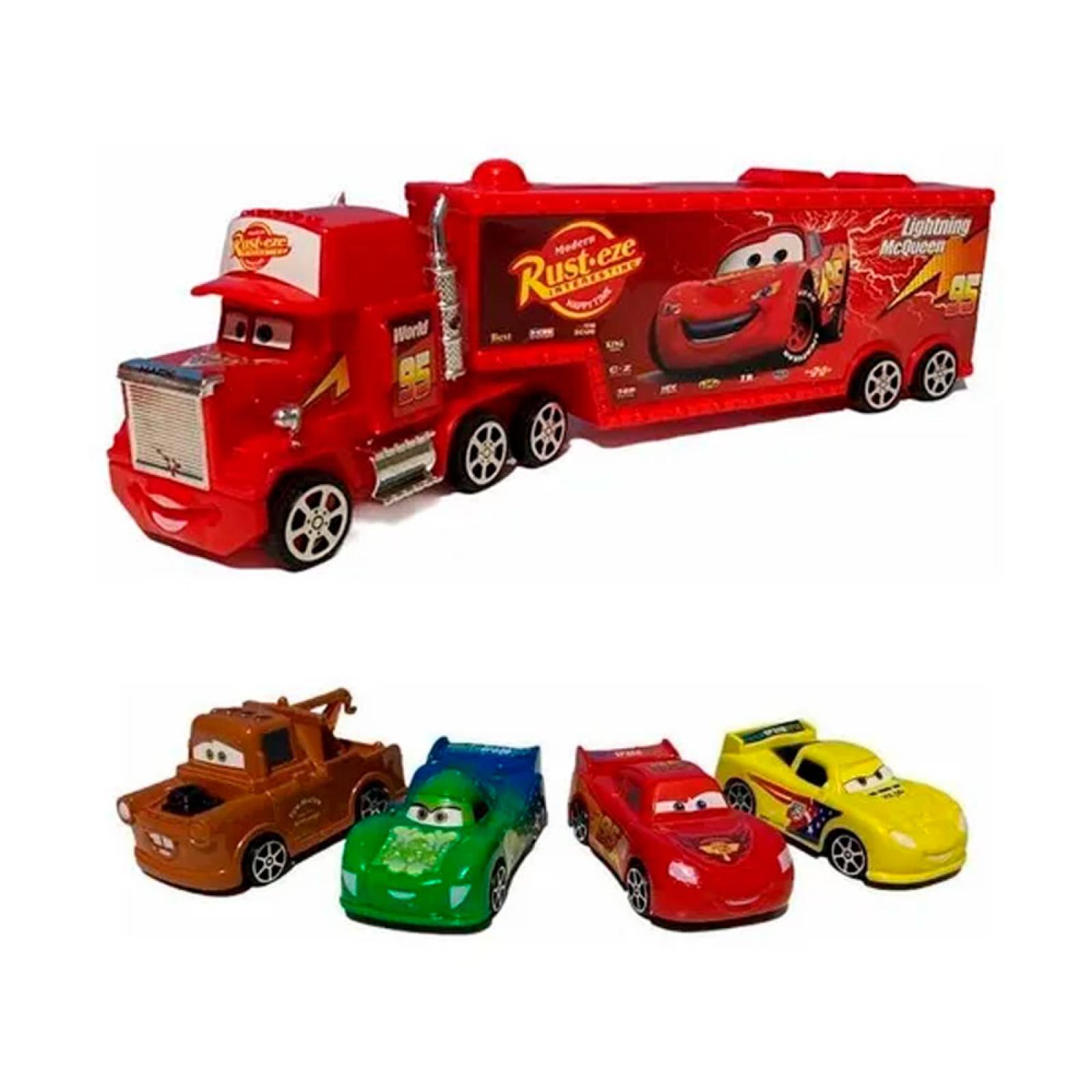 Trailer Con Carritos Toy Mark Racing Team