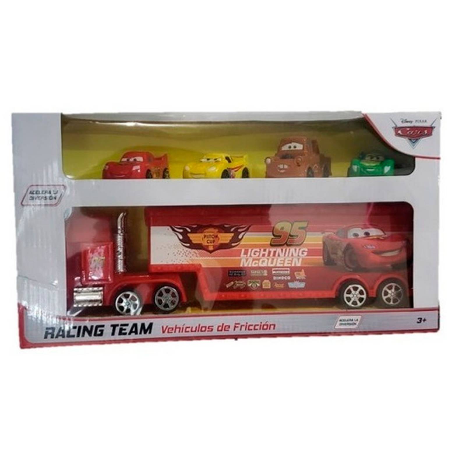 Trailer Con Carritos Toy Mark Racing Team