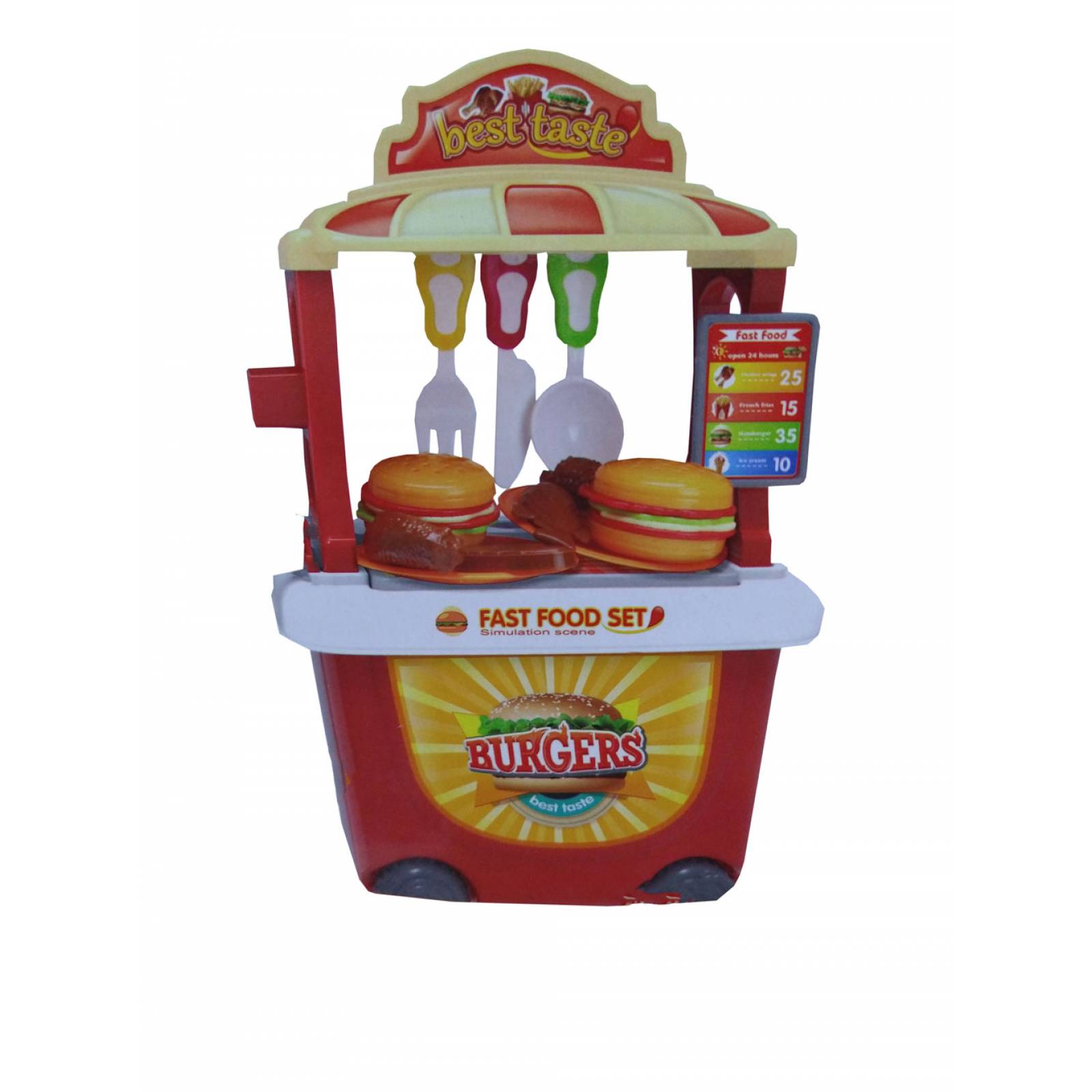 Carrito De Hamburguesas Toy Mark Food Truck Shop