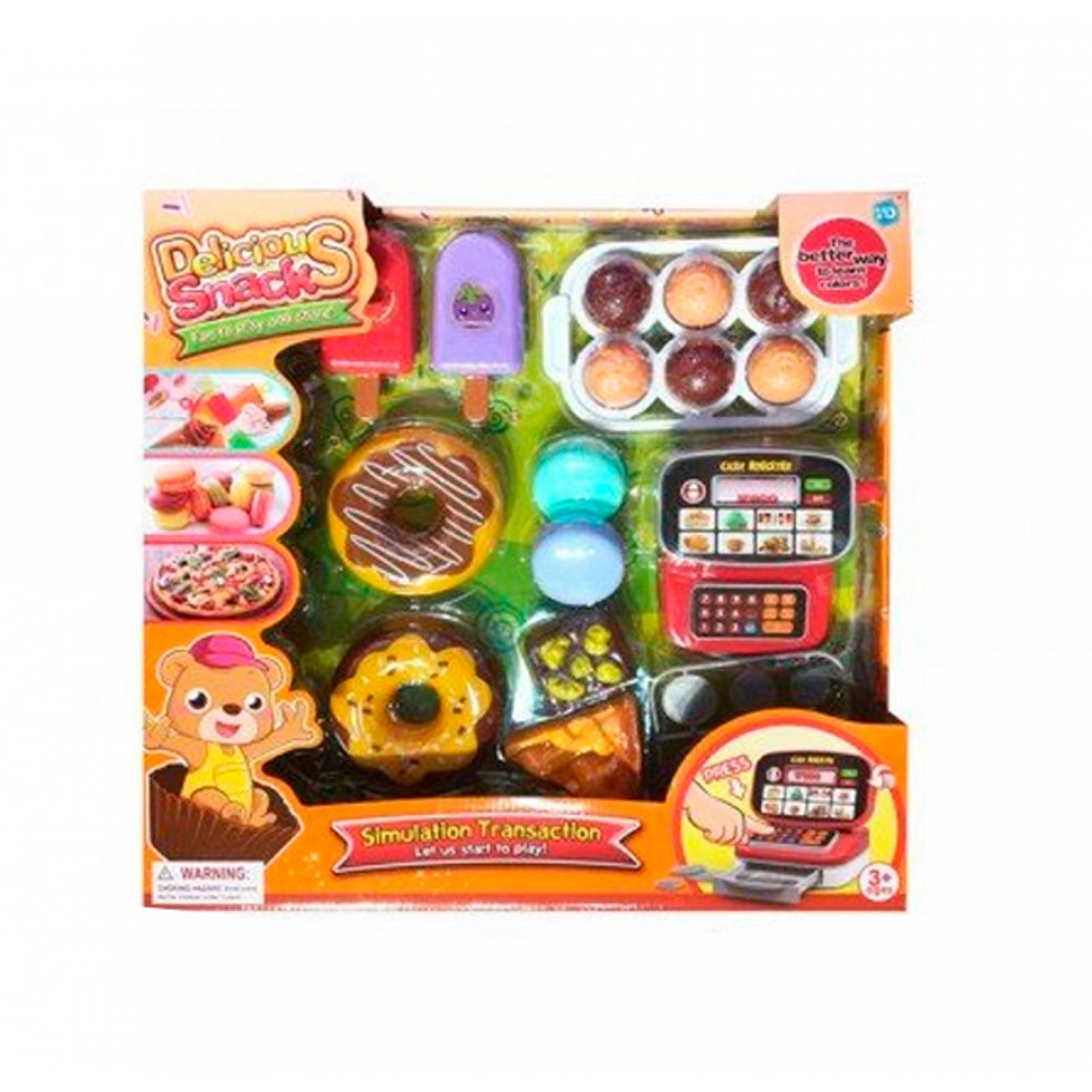 Set De Comida Toy Mark Delicious Snak Y Caja