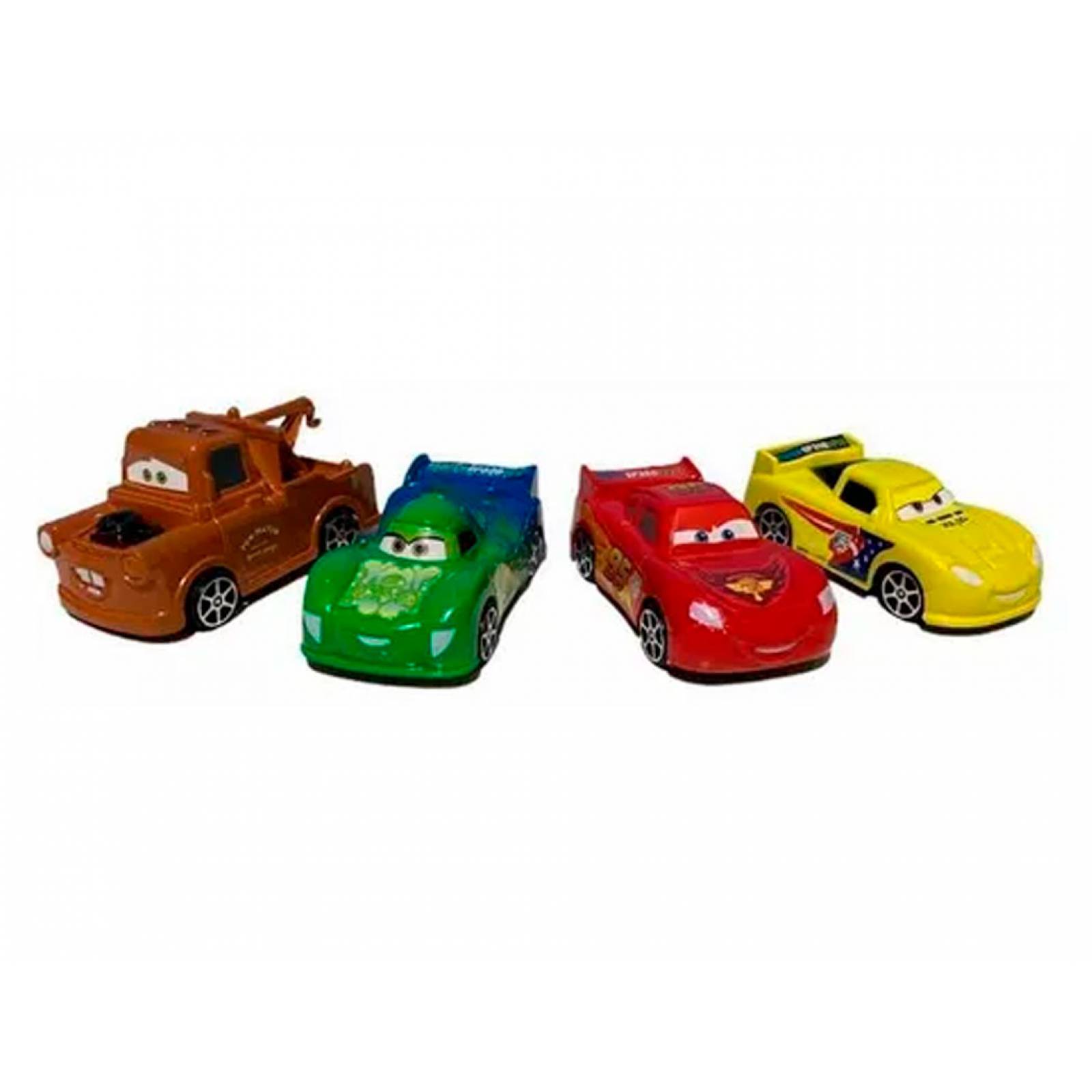 Set De Carritos Toy Mark 4 Vehiculos Equipo Cars