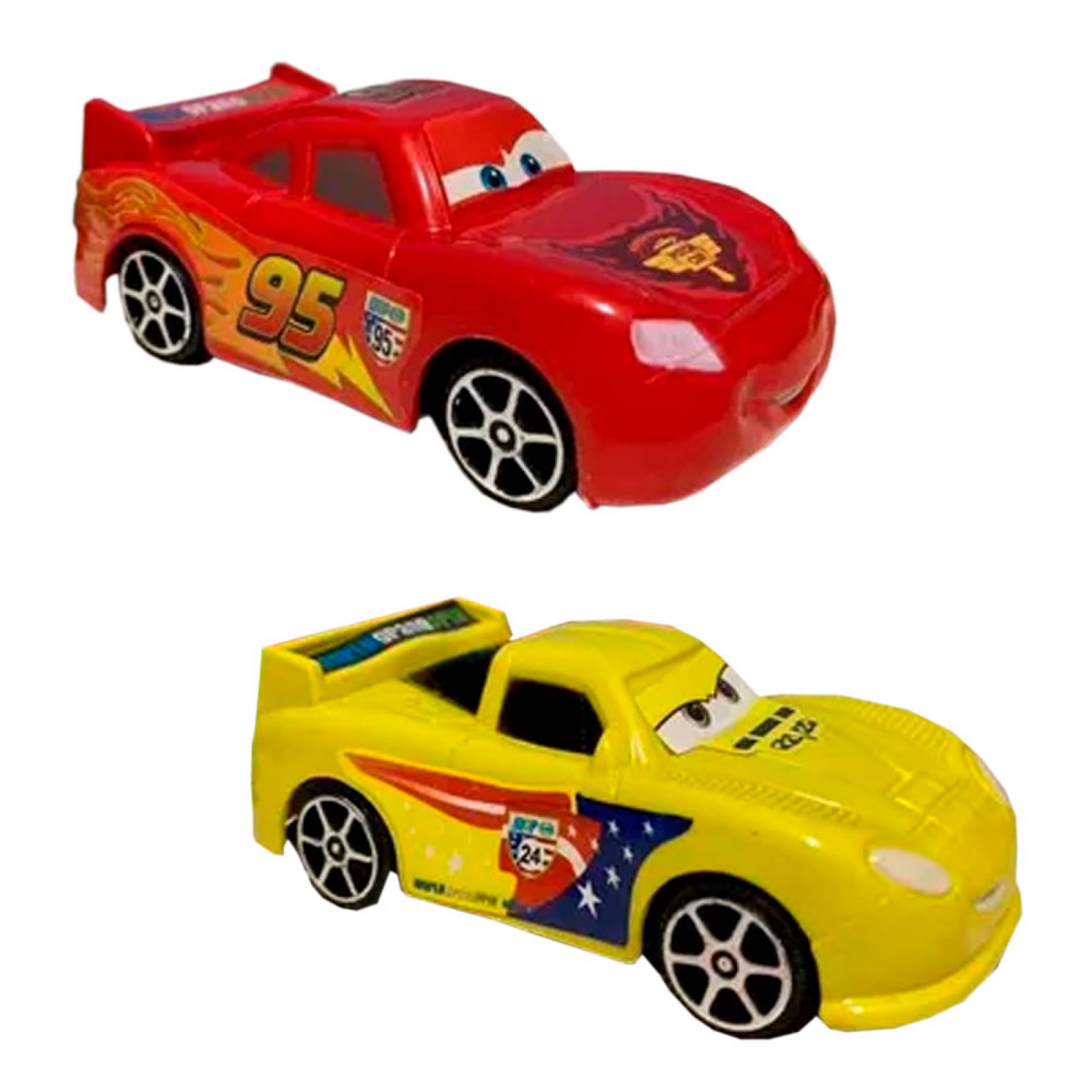 Toy Car Rayo Mcqueen Rosado Set De Carritos Toy Mark Vehiculos
