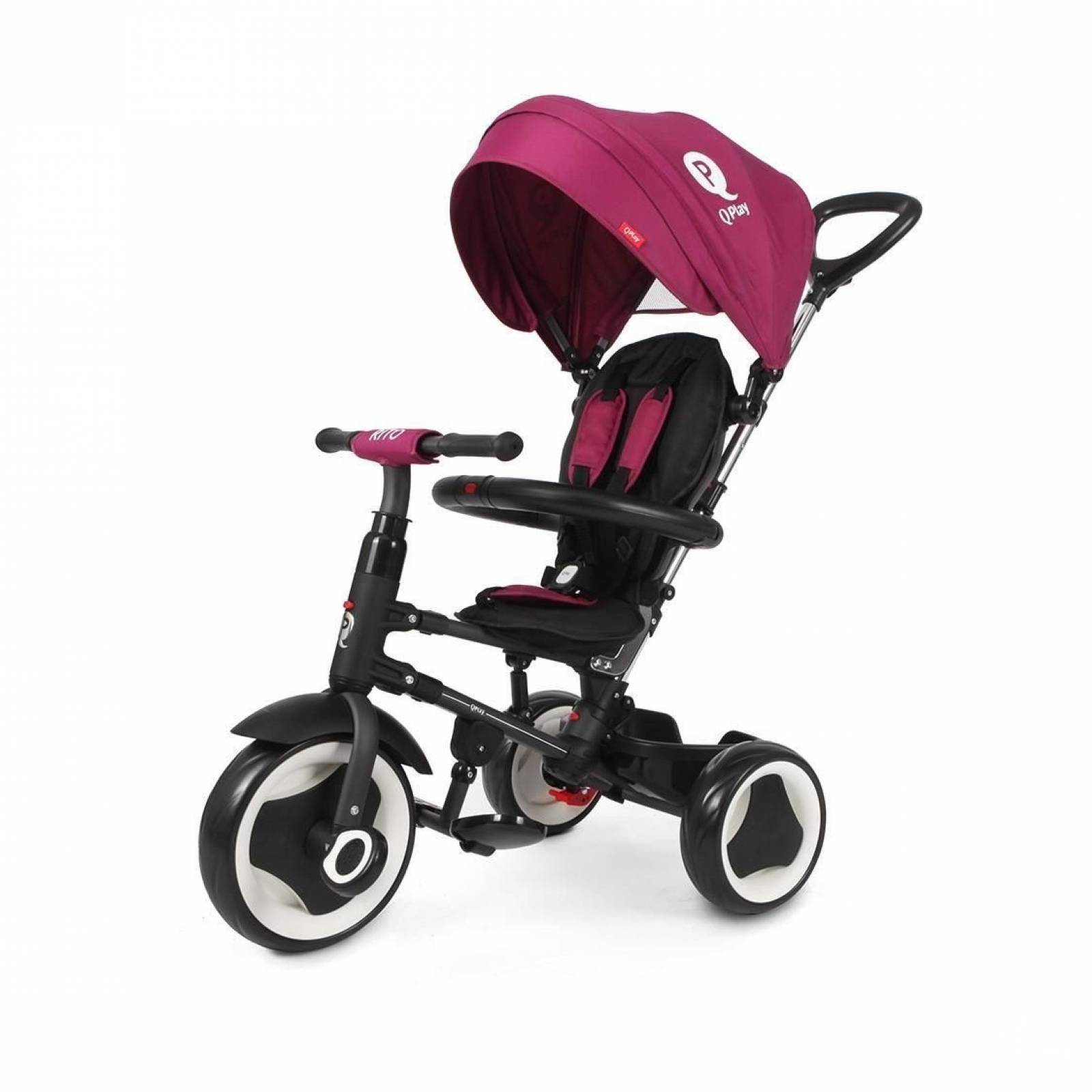 Triciclo Para Bebe Evolutivo Qplay Rito Babytek Purpura