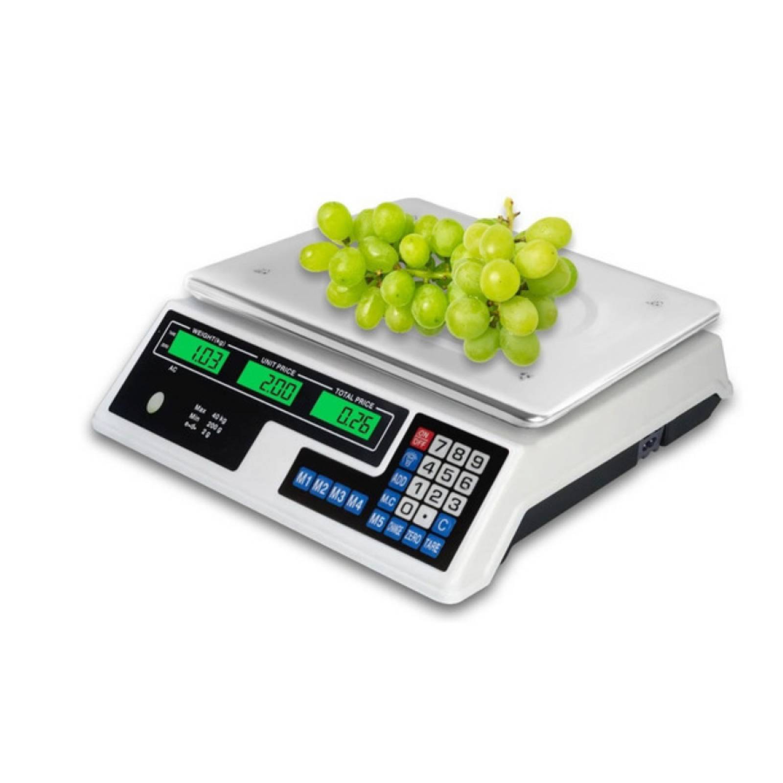 Bascula Digital Importacion Comercial hasta 40 Kg