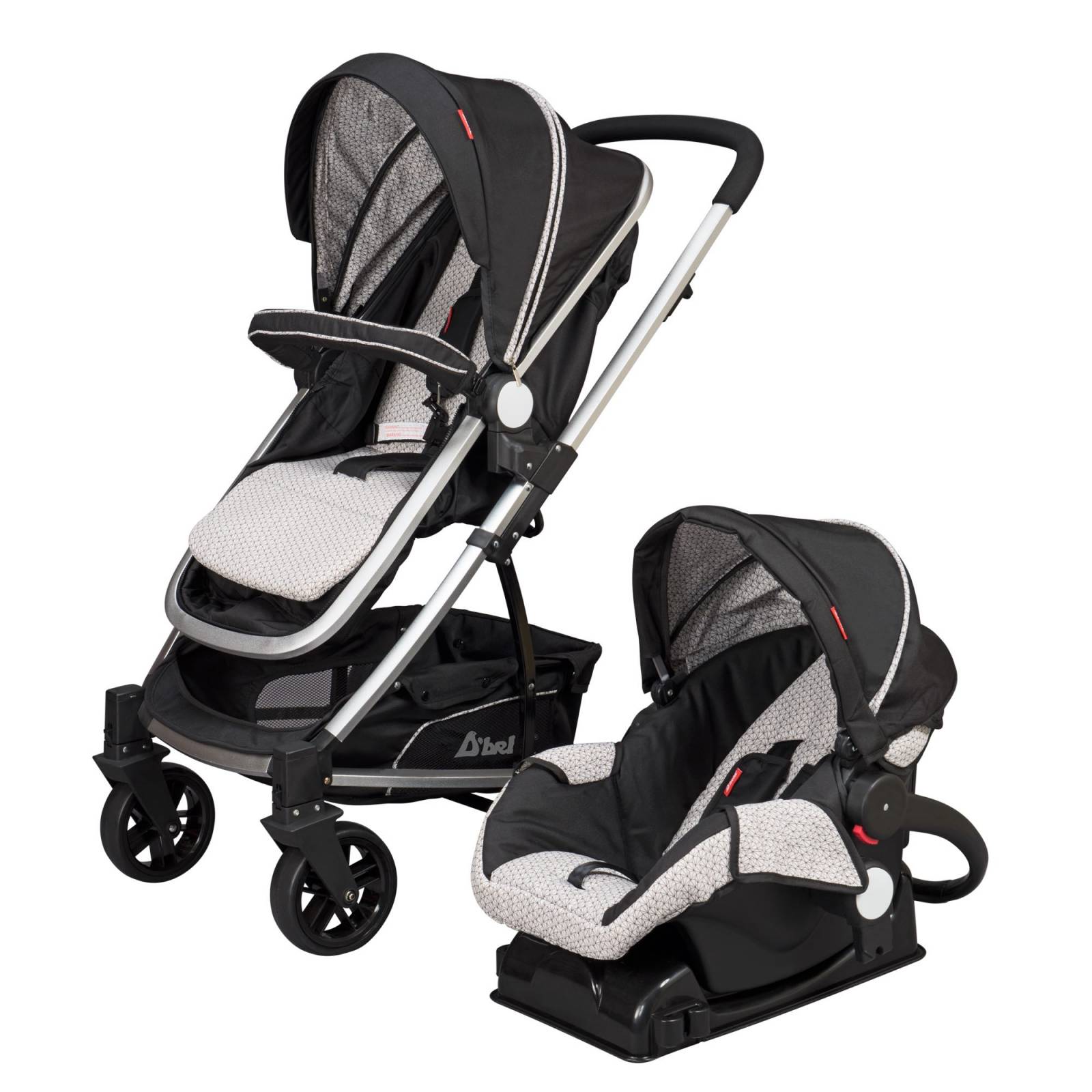 Carriola Travel System D'Bebé Crown Negra