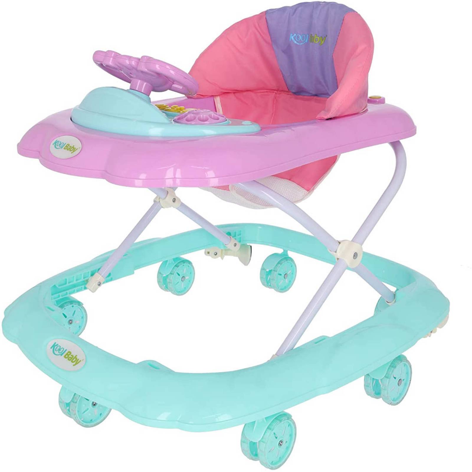 Andadera Kool Baby Rosa-Turqueza