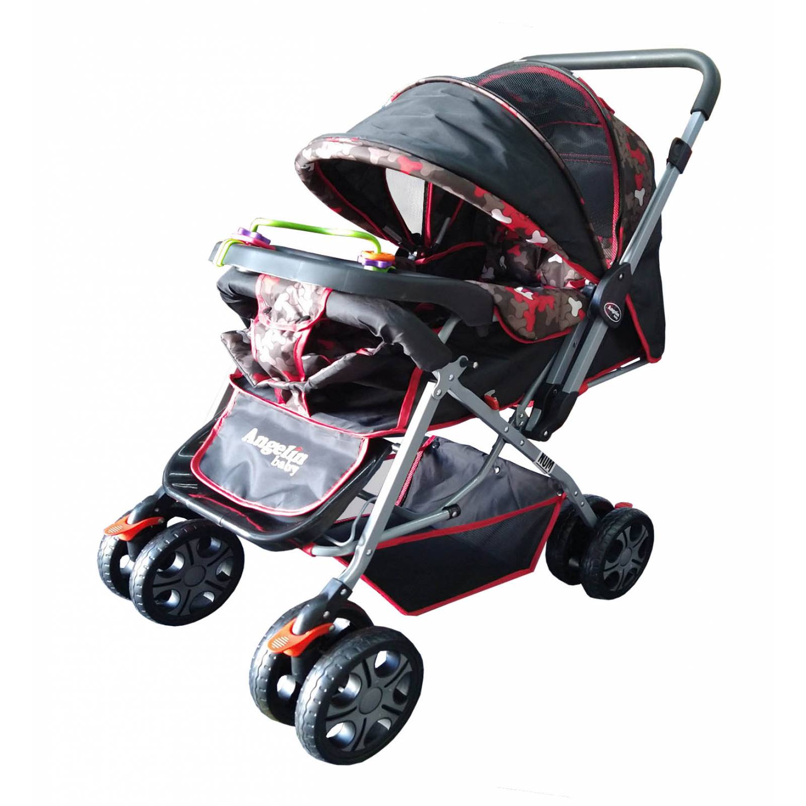 Carriola Angelin Baby Asa Reversible Rojo