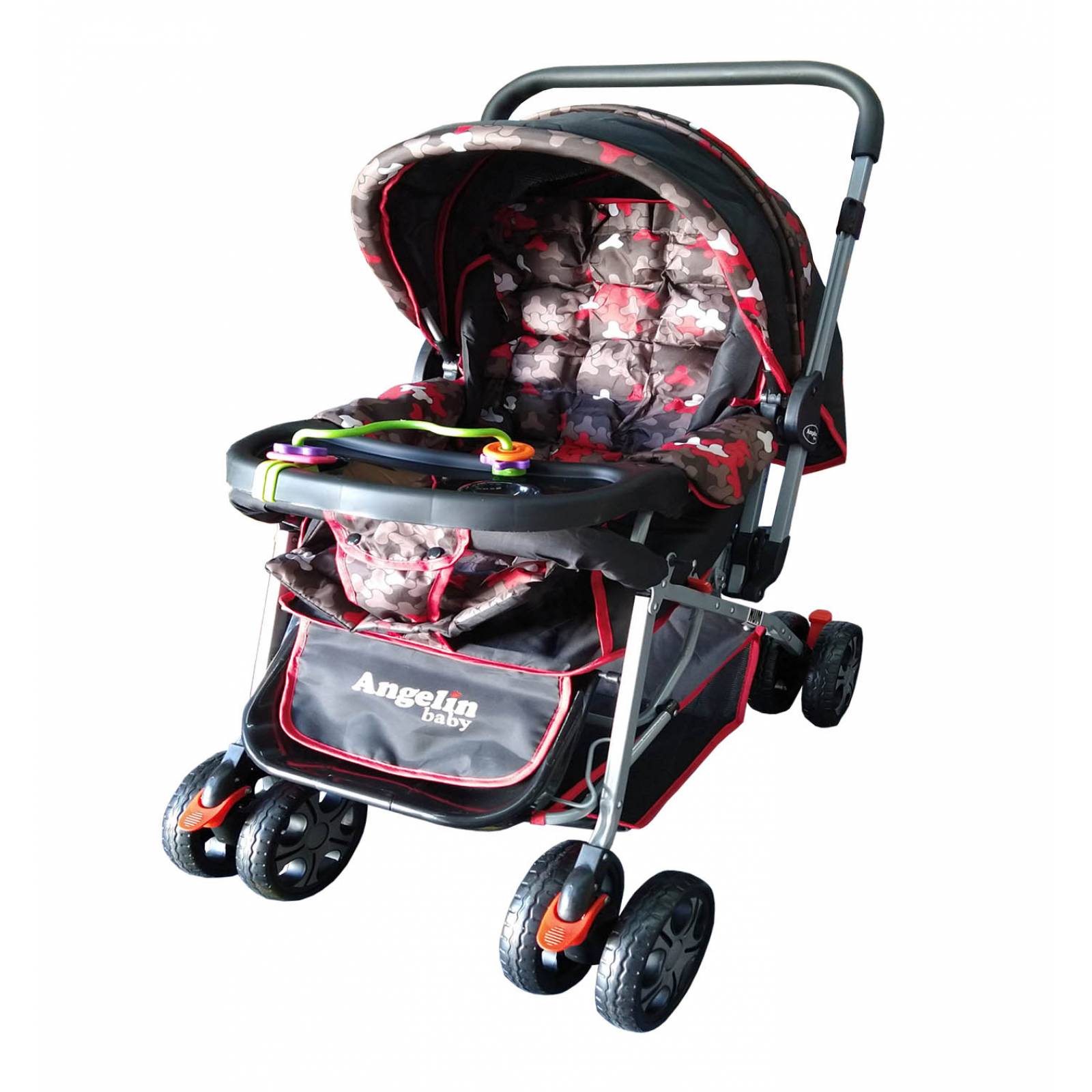 Carriola Angelin Baby Asa Reversible Rojo