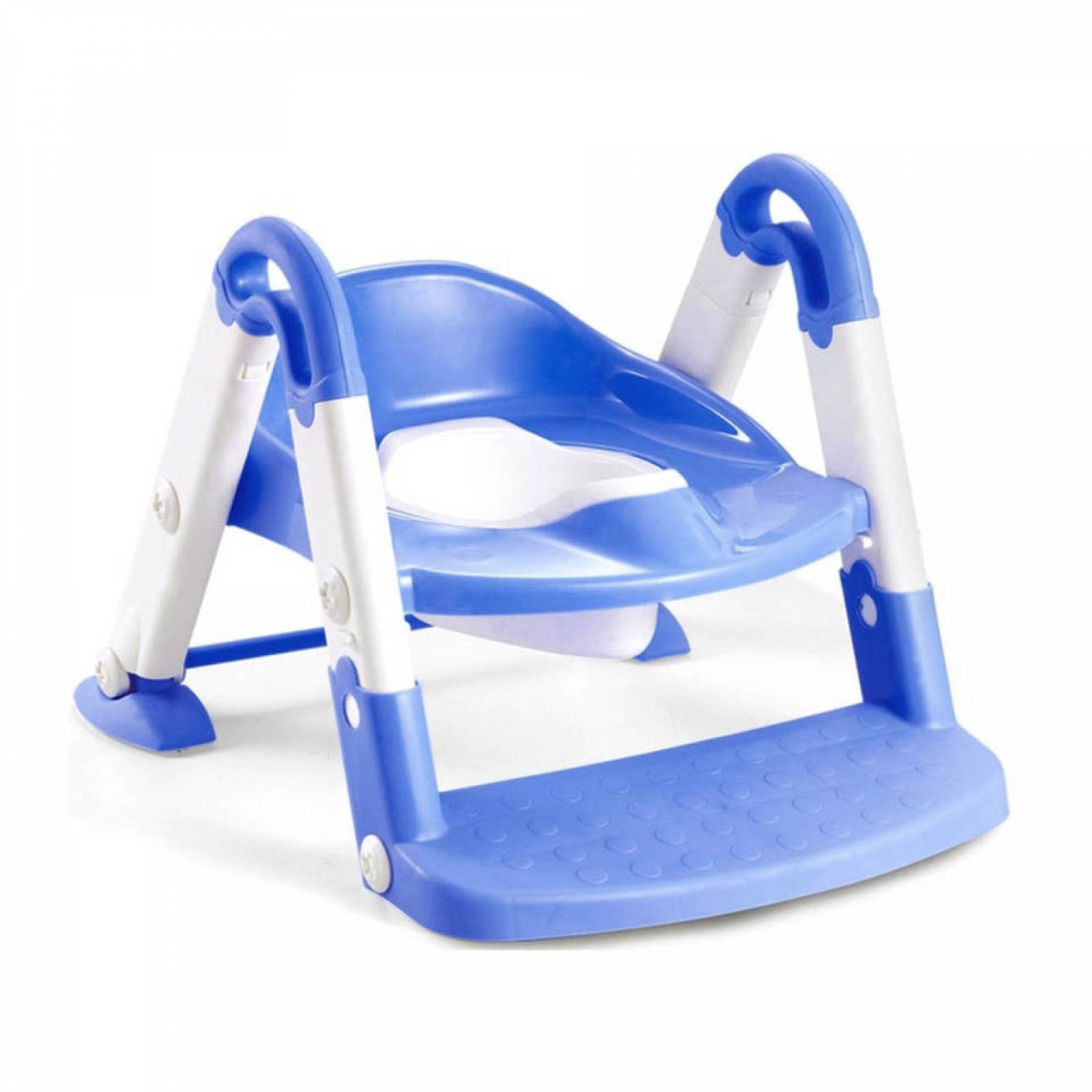 Baño Entrenador con Escalera AEIOU 3 en 1 Azul