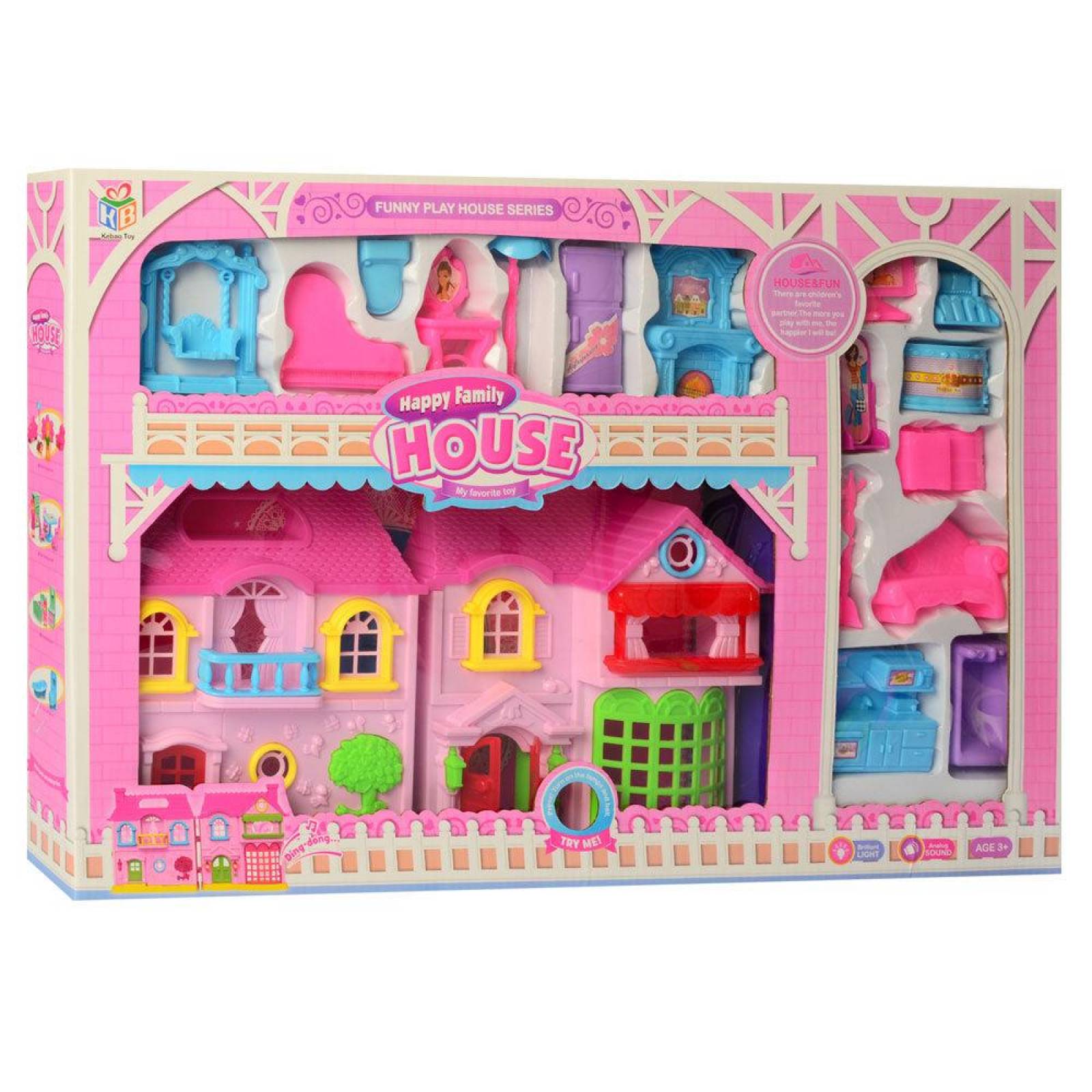 CASA CON ACCESORIOS C/24 HAPPY FAMILY 