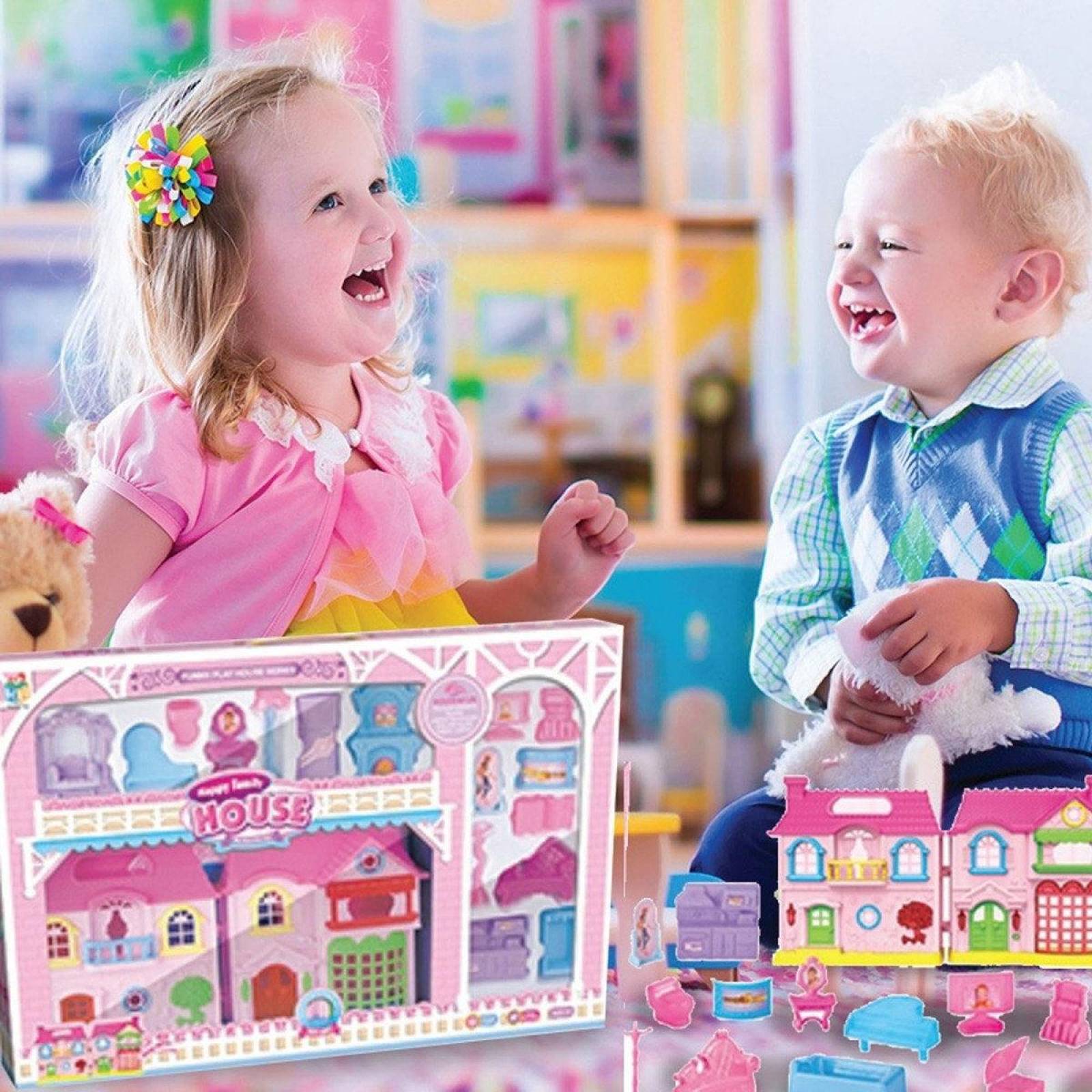 CASA CON ACCESORIOS C/24 HAPPY FAMILY 