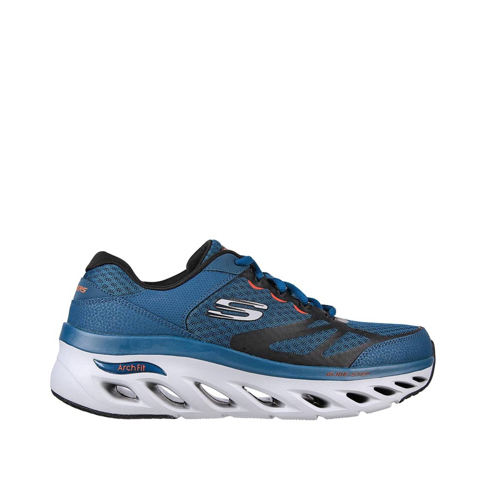 TENIS SKECHERS HOMBRE PARA CORRER ARCH FIT GLIDE STEP 1104598