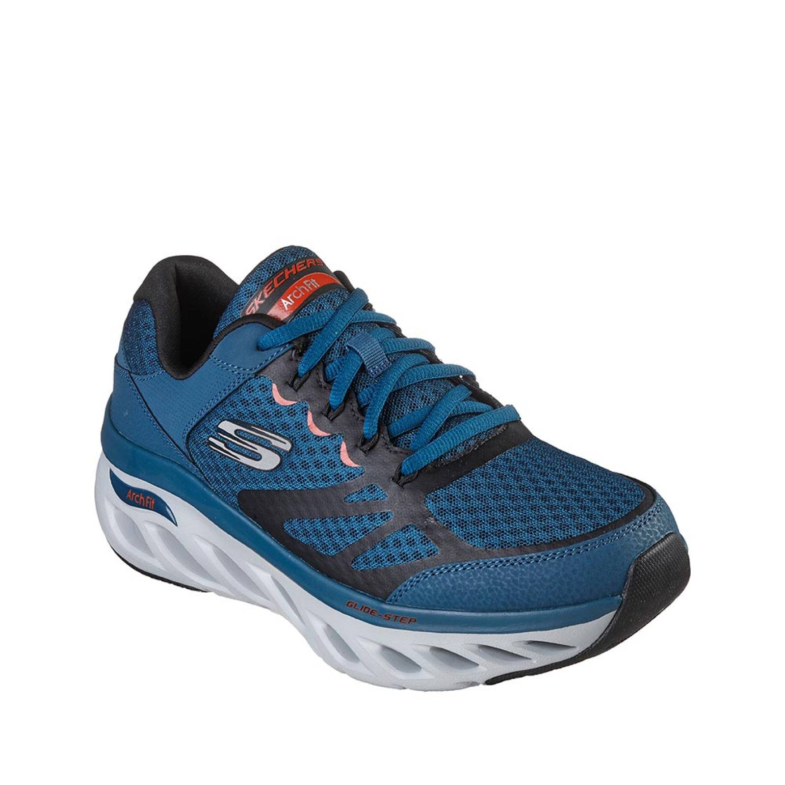TENIS SKECHERS HOMBRE PARA CORRER ARCH FIT GLIDE STEP 1104598