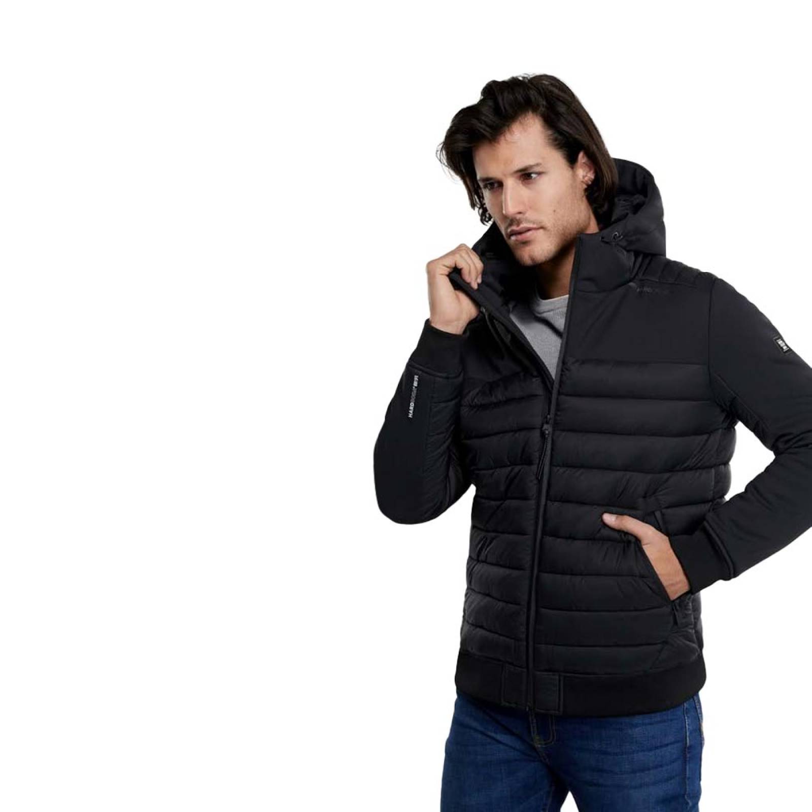 CHAMARRA HARD SODA HOMBRE CAPITONADA CON CAPUCHA 1099765