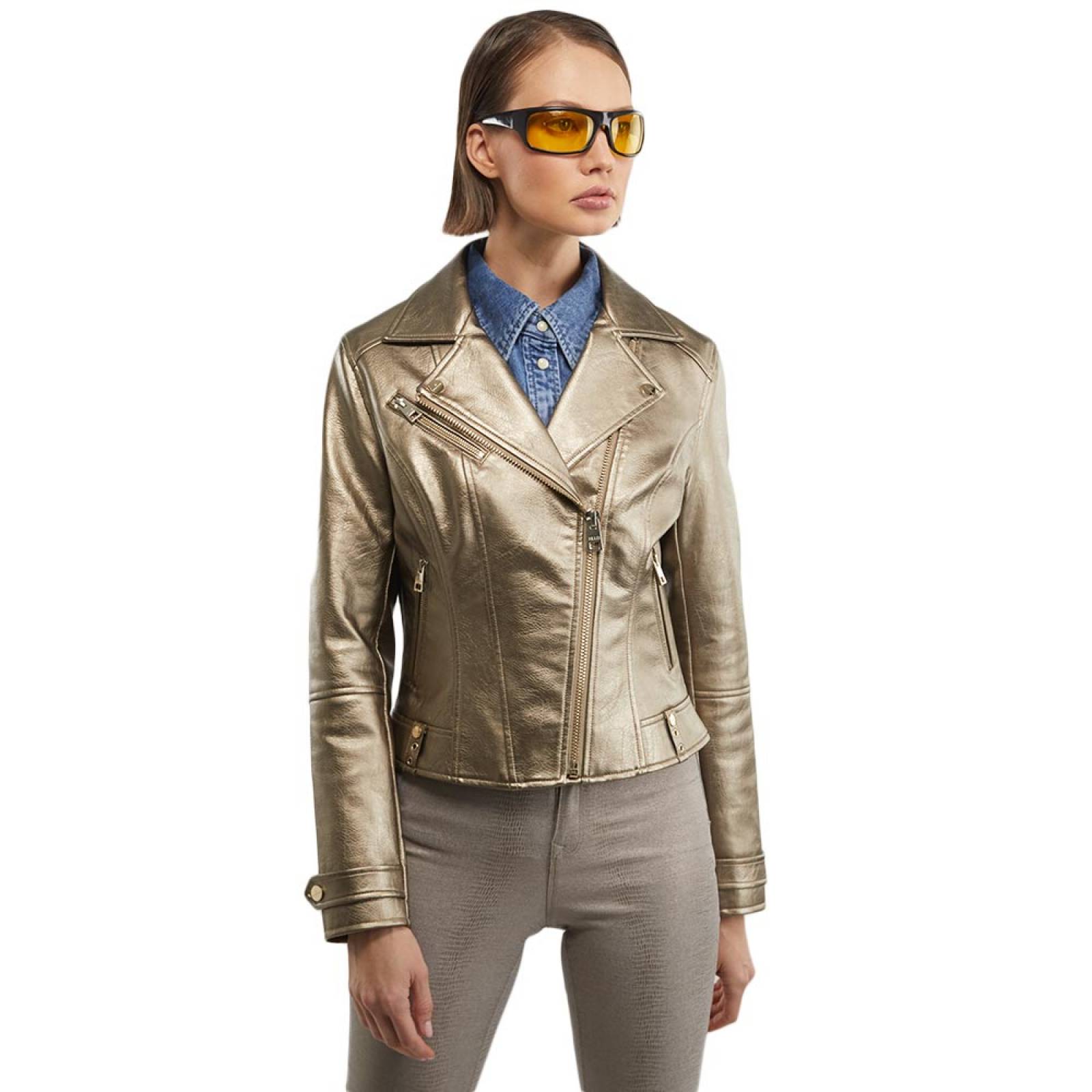 CHAMARRA DAMA HOLLY LAND TACTO PIEL 1093122