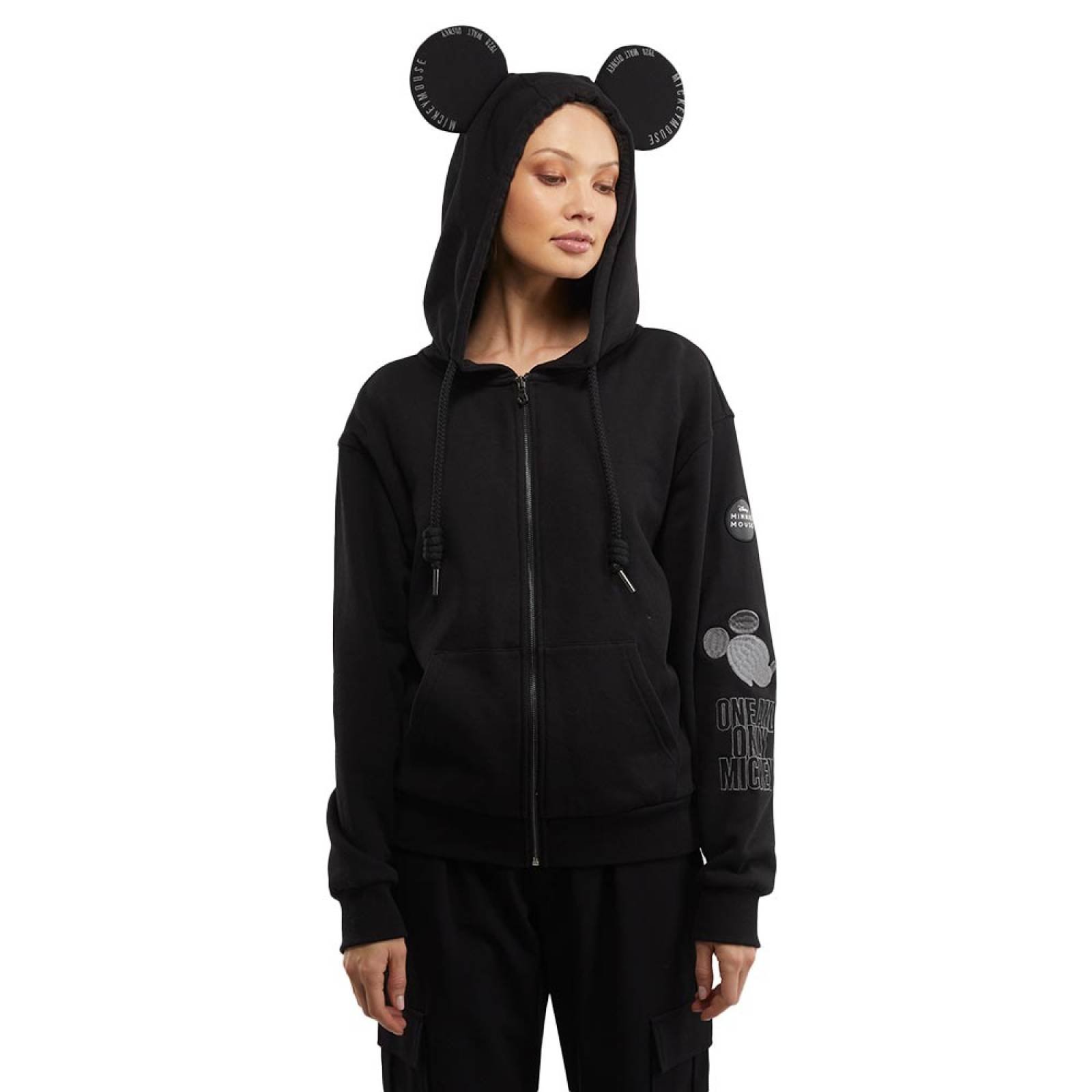 Disney - Sudadera con capucha de Mickey Mouse para mujer, diseño clásico de  Mickey y Minnie Mouse, Marfil, S : : Ropa, Zapatos y Accesorios