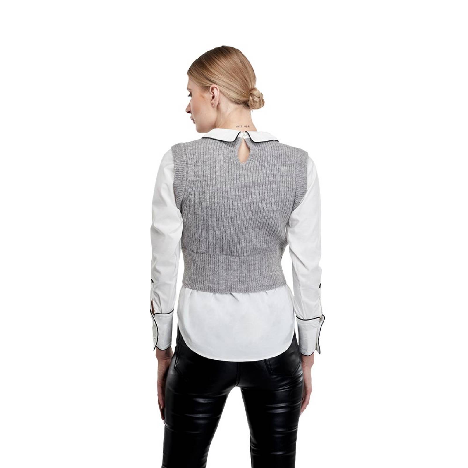 SWEATER DAMA SAO PAULO SIMULACION CUELLO 2 PZAS 1038671