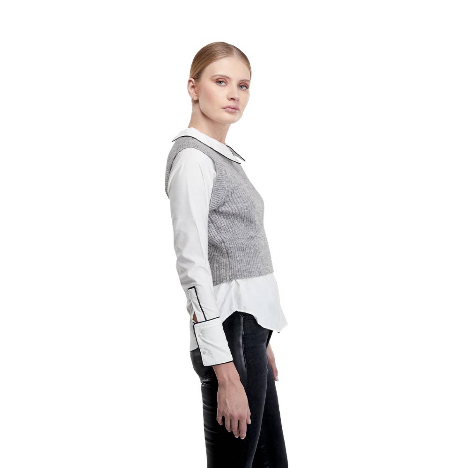 SWEATER DAMA SAO PAULO SIMULACION CUELLO 2 PZAS 1038671