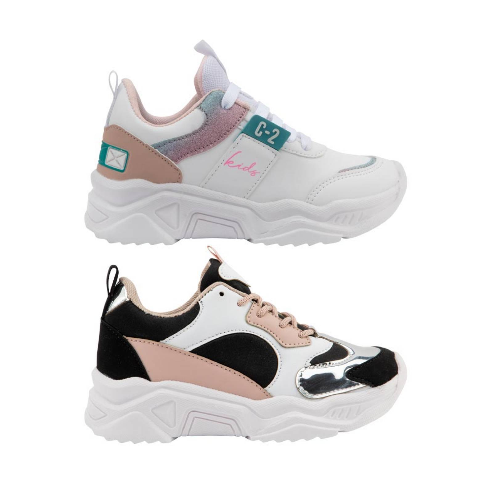 TENIS URBAN SHOES NIÑA URBANO KIT 2 PARES CHUNKY 1084417