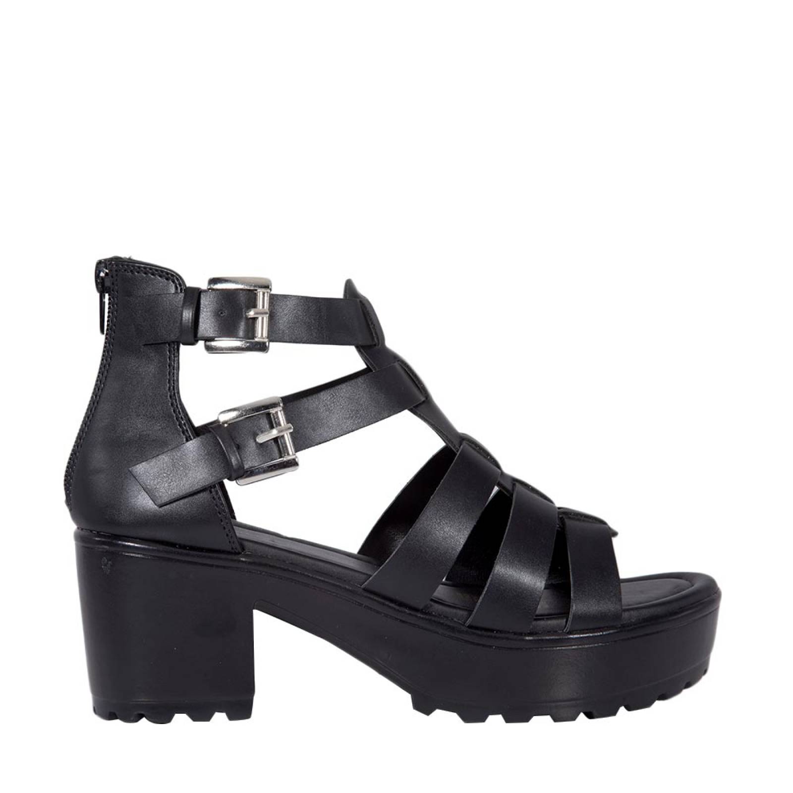 SANDALIA SAO PAULO DAMA TACON TRACK MONOCOLOR 1115489