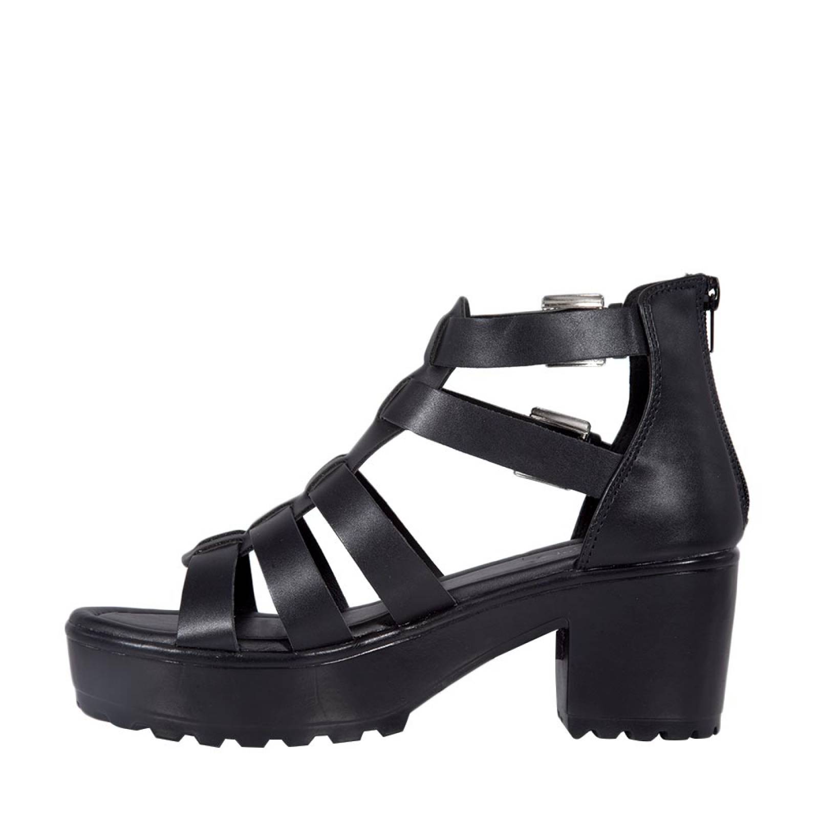 SANDALIA SAO PAULO DAMA TACON TRACK MONOCOLOR 1115489