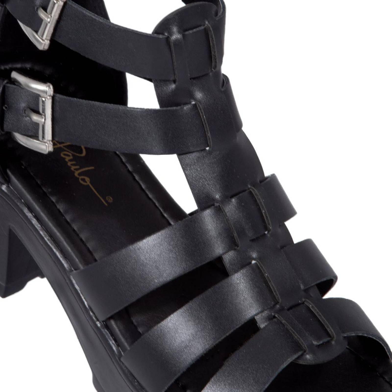 SANDALIA SAO PAULO DAMA TACON TRACK MONOCOLOR 1115489