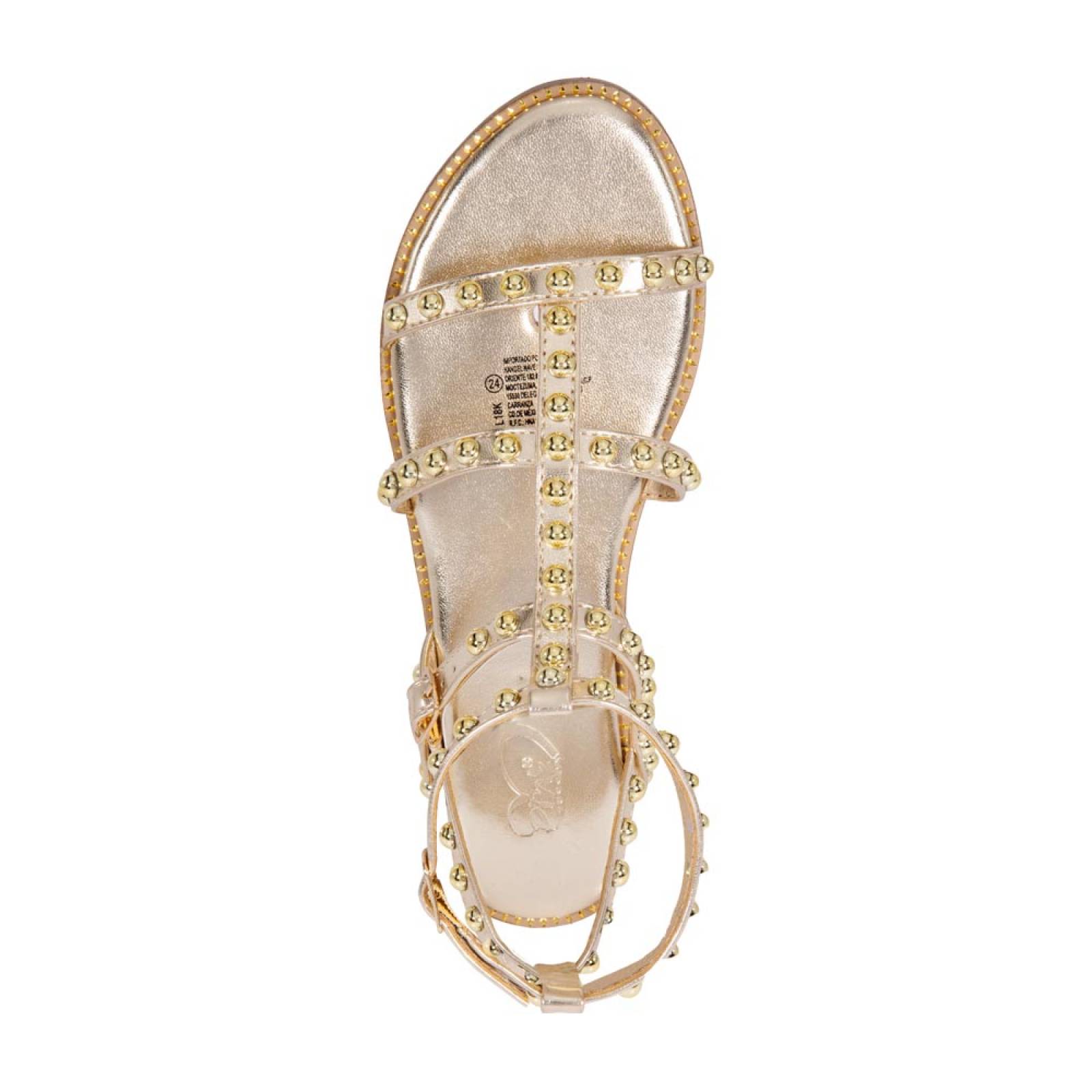 SANDALIA PINK DAMA PLANA CON ESTOPEROLES 1122392