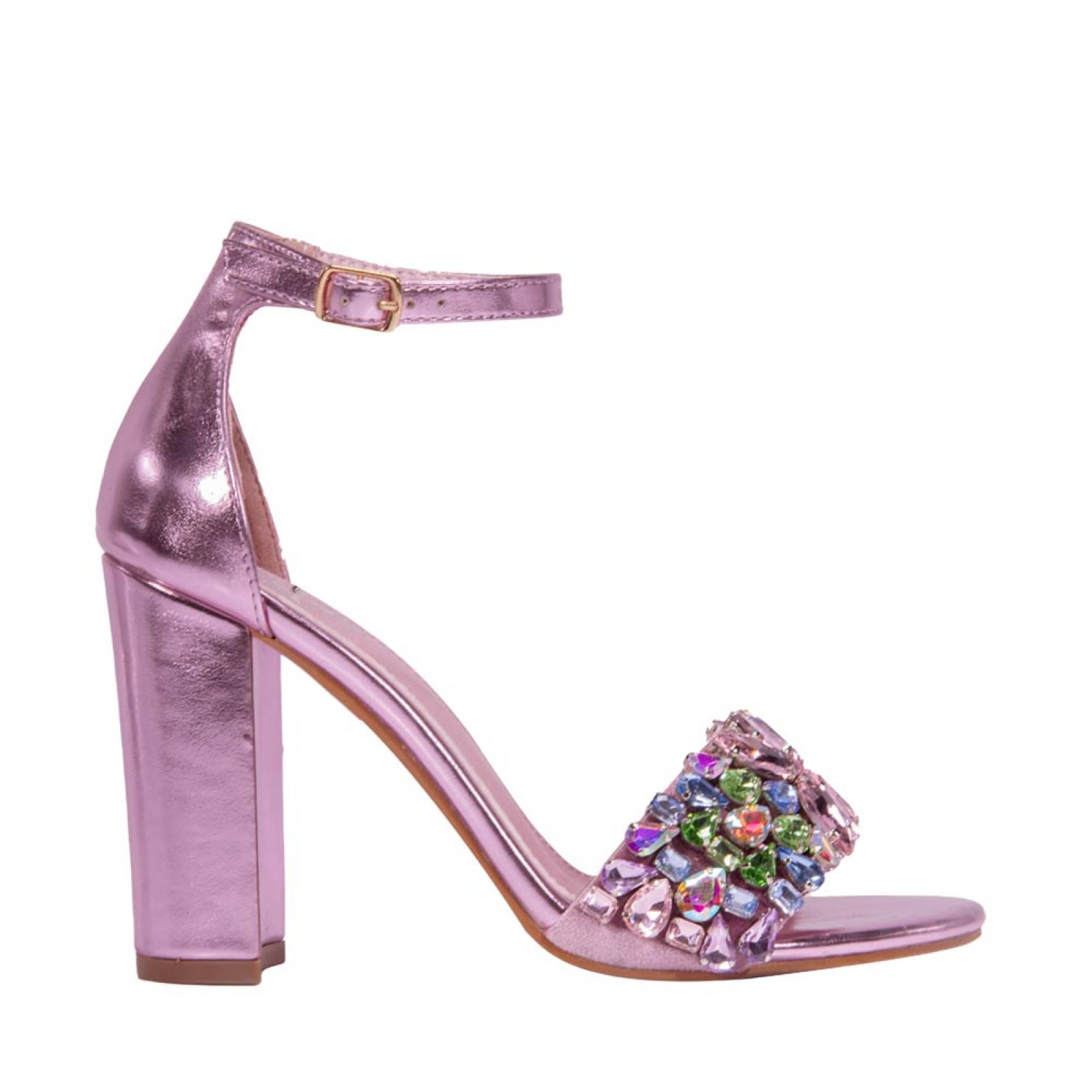 SANDALIA BELINDA PEREGRIN DAMA TACON CON PEDRERIA 1126537