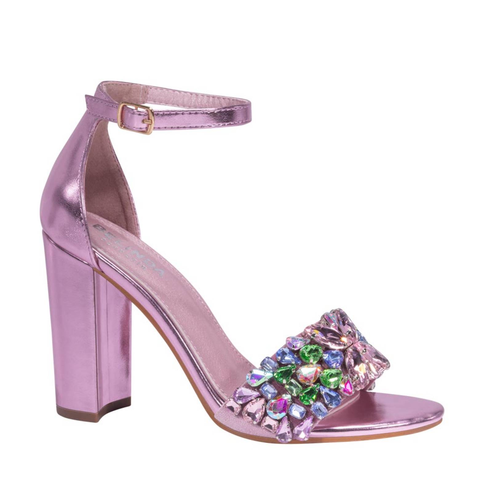 SANDALIA BELINDA PEREGRIN DAMA TACON CON PEDRERIA 1126537