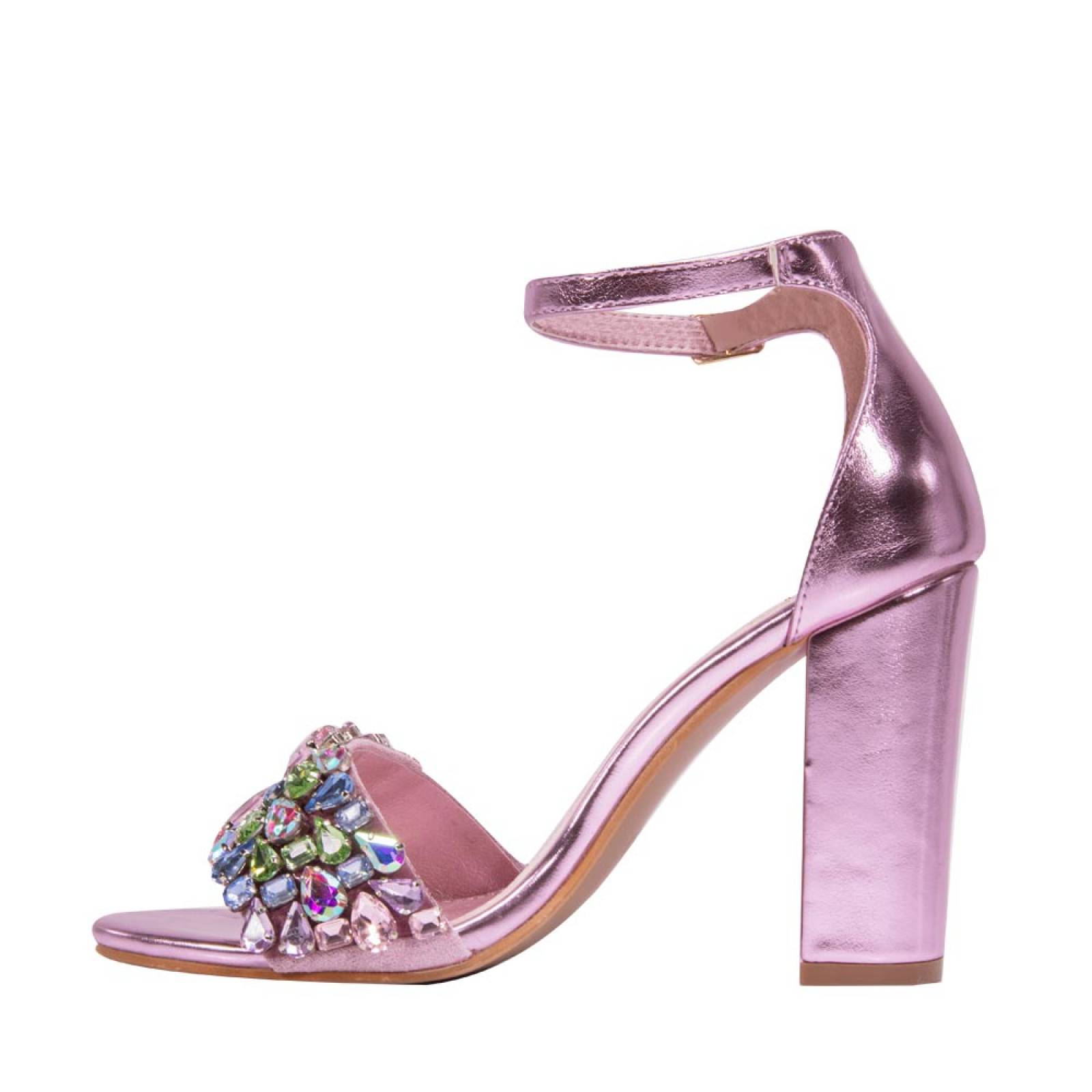 SANDALIA BELINDA PEREGRIN DAMA TACON CON PEDRERIA 1126537