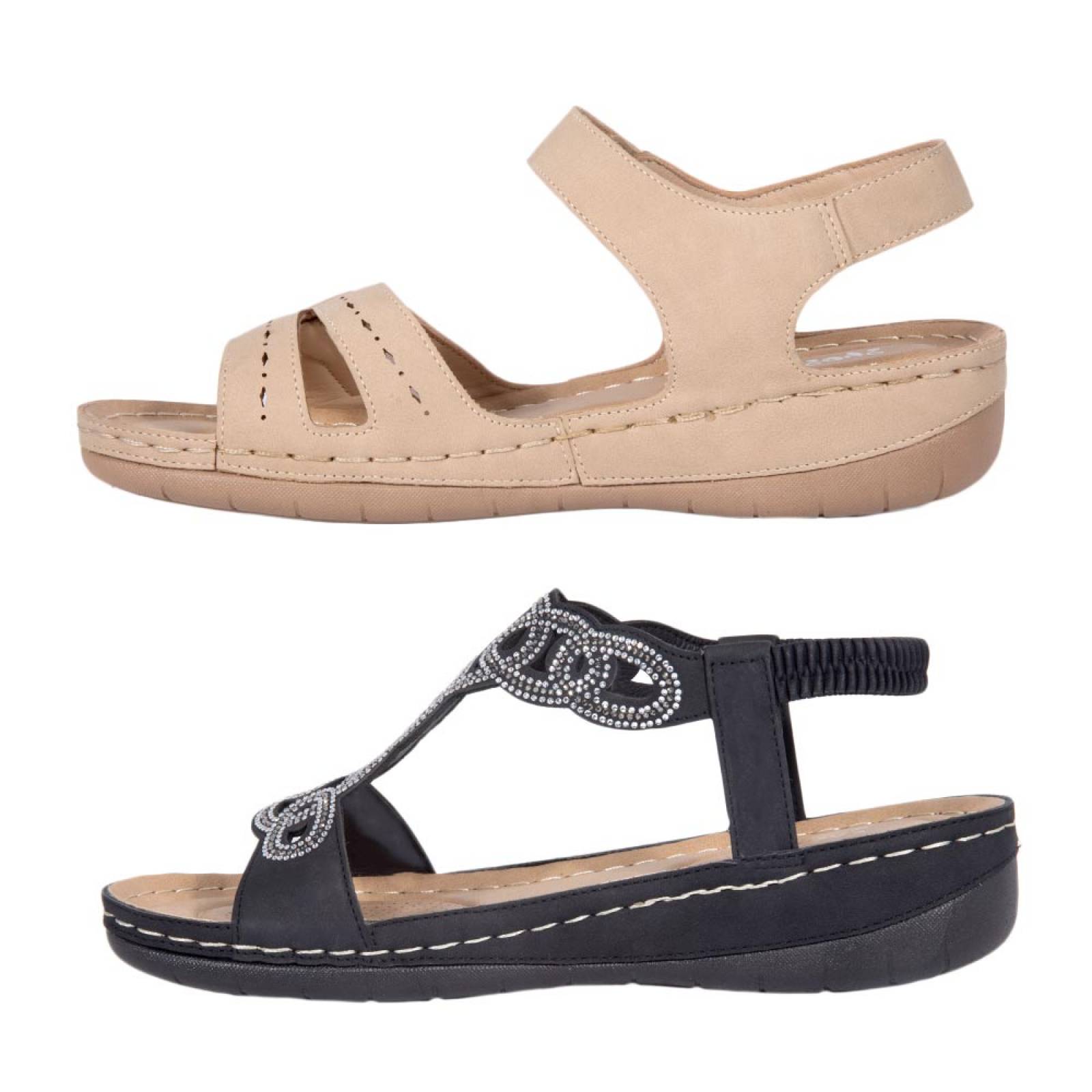 KIT 2 PARES SHOSH DAMA SANDALIA CONFORT 1114668