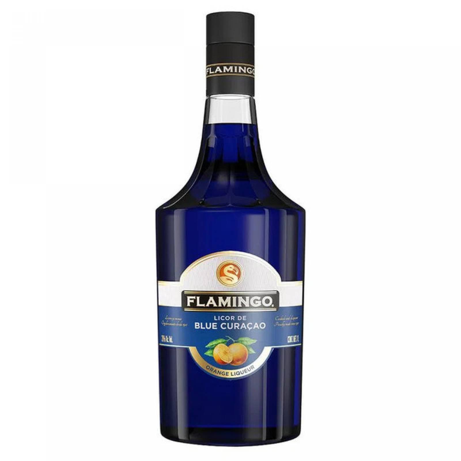 Licor Flamingo Curacao Azul 1 Lt