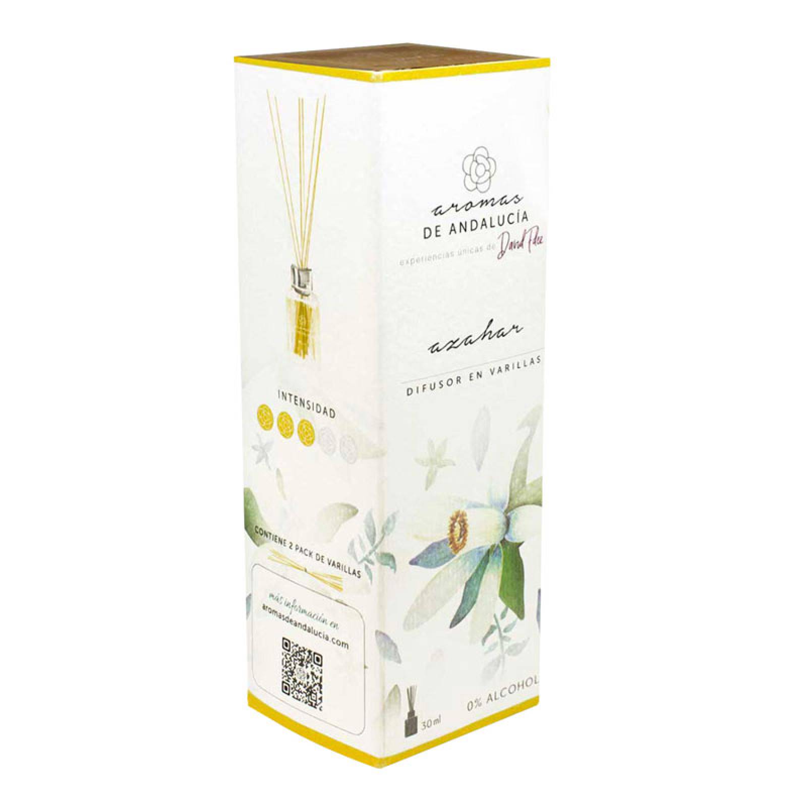 DIFUSOR EN VARILLAS AROMAS DE ANDALUCIA AROMA AZAHAR 30 ML