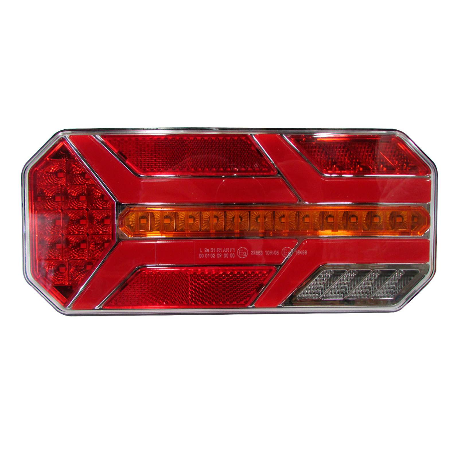 PLAFON OVALADO LED CON DOBLE FLECHA AMBAR/ROJO DERECHO 9.2 PG