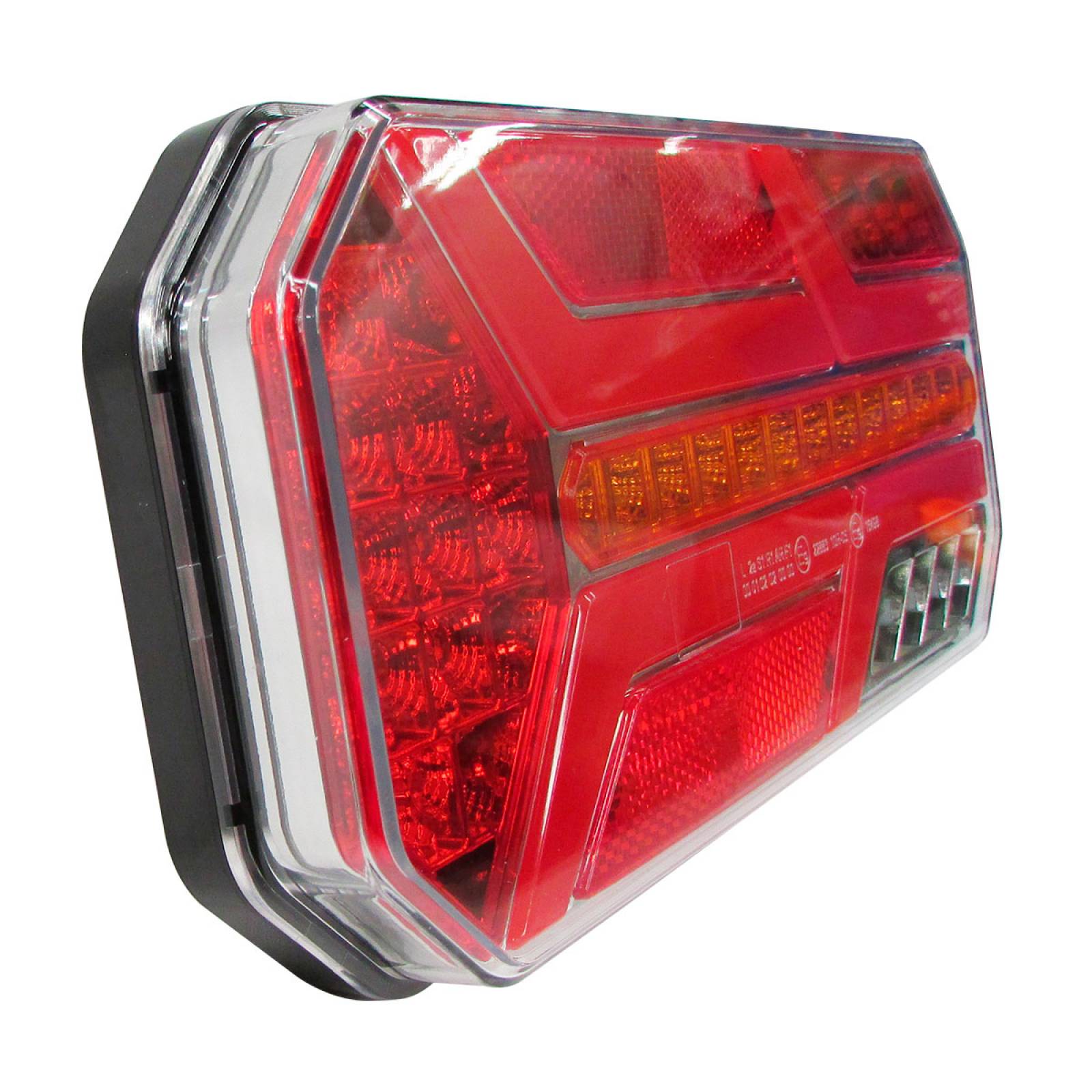 PLAFON OVALADO LED CON DOBLE FLECHA AMBAR/ROJO DERECHO 9.2 PG