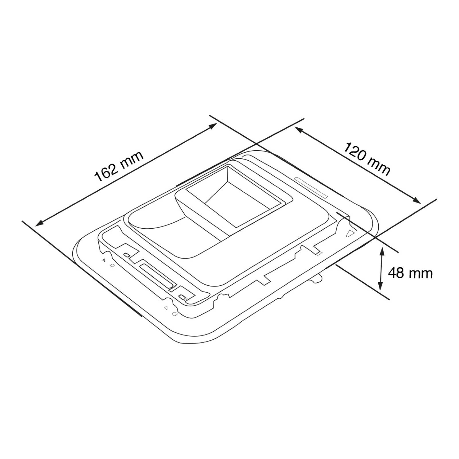 MANIJA DE PUERTA INTERIOR PARA KENWORTH T300/T600/T800 NEGRA IZQUIERDA