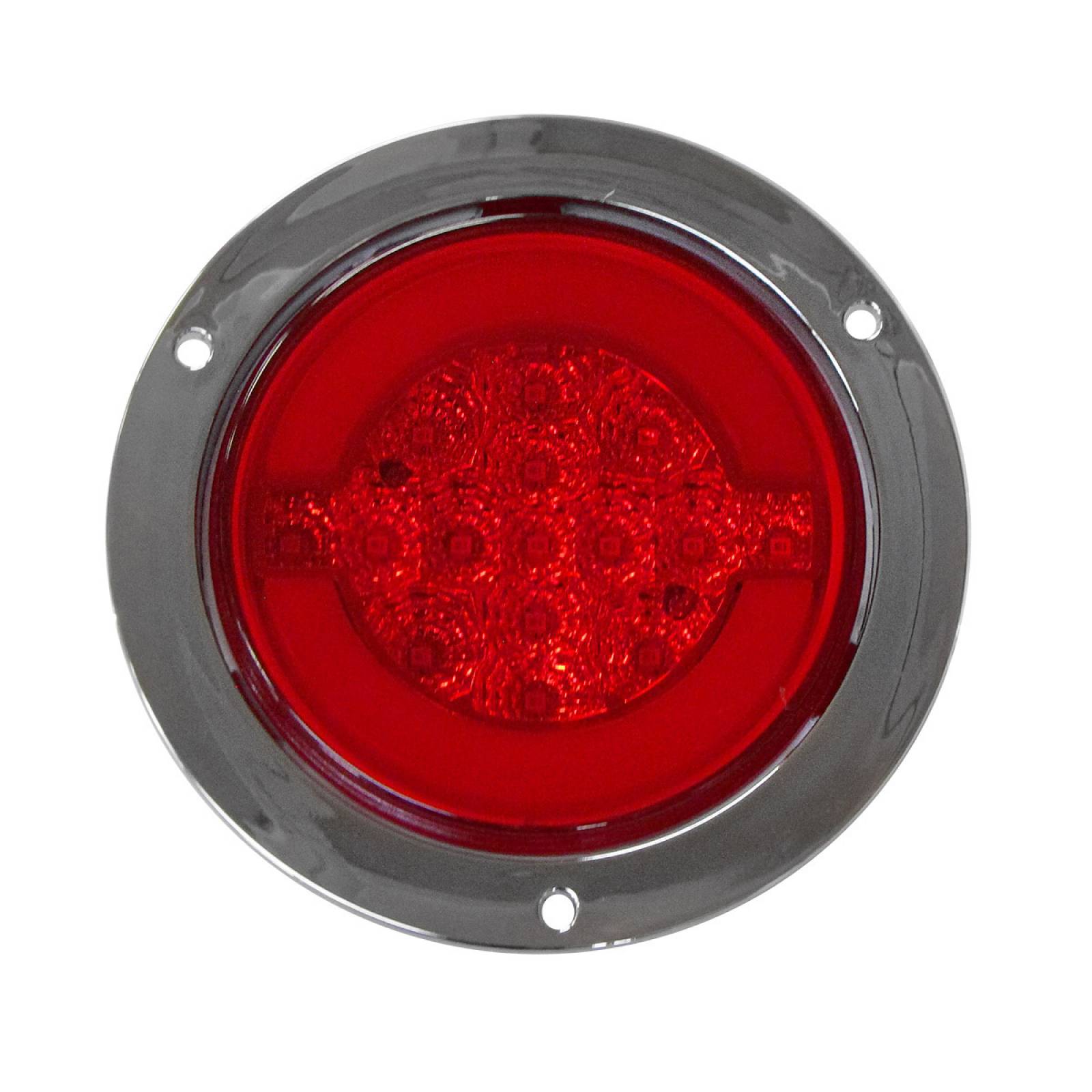 PLAFON DE 15 LEDS CON ARILLO DE GEL ALTA/BAJA/ESTROBO ROJO