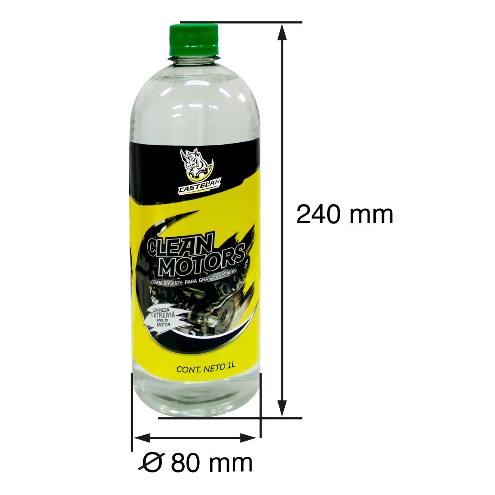 DESENGRASANTE PARA MOTOR CLEAN DE 1 LT