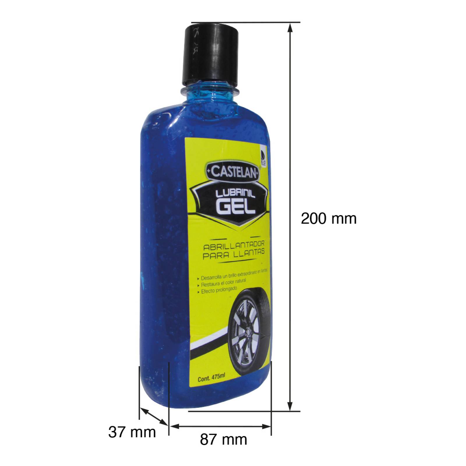 ABRILLANTADOR PARA LLANTAS DE 475 ML