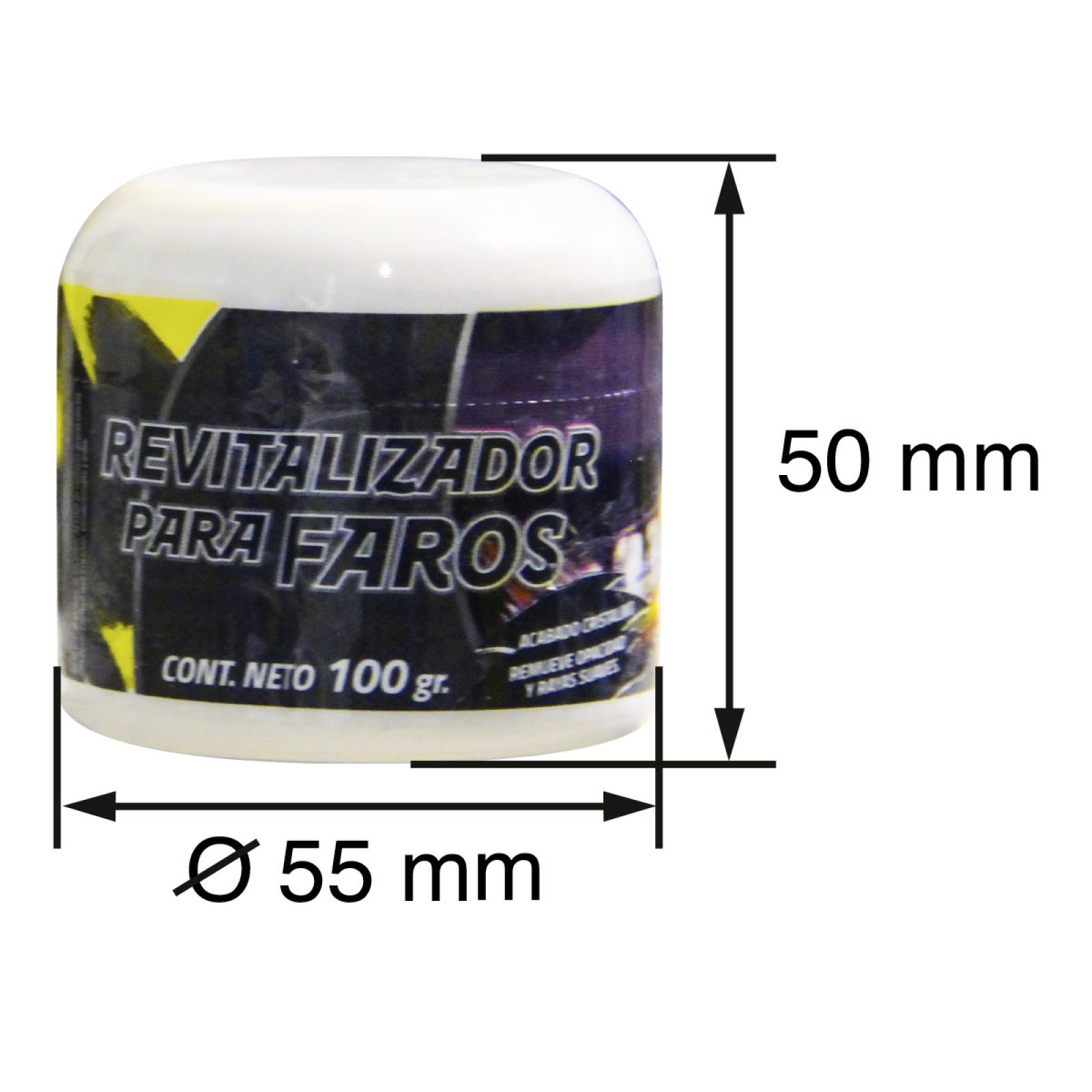 CREMA PULIDORA PARA FAROS DE 100 GR