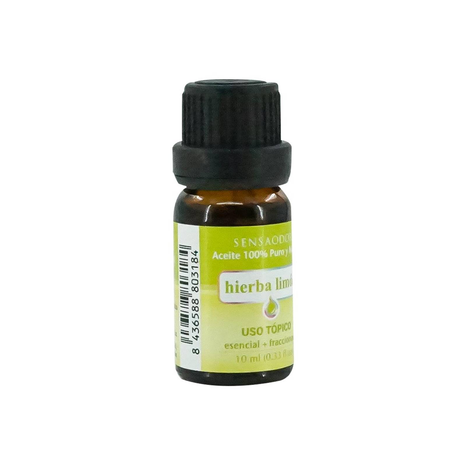 Aceite Esencial Fraccionado Sensaodor Aroma Hierba de Limon 10 ml