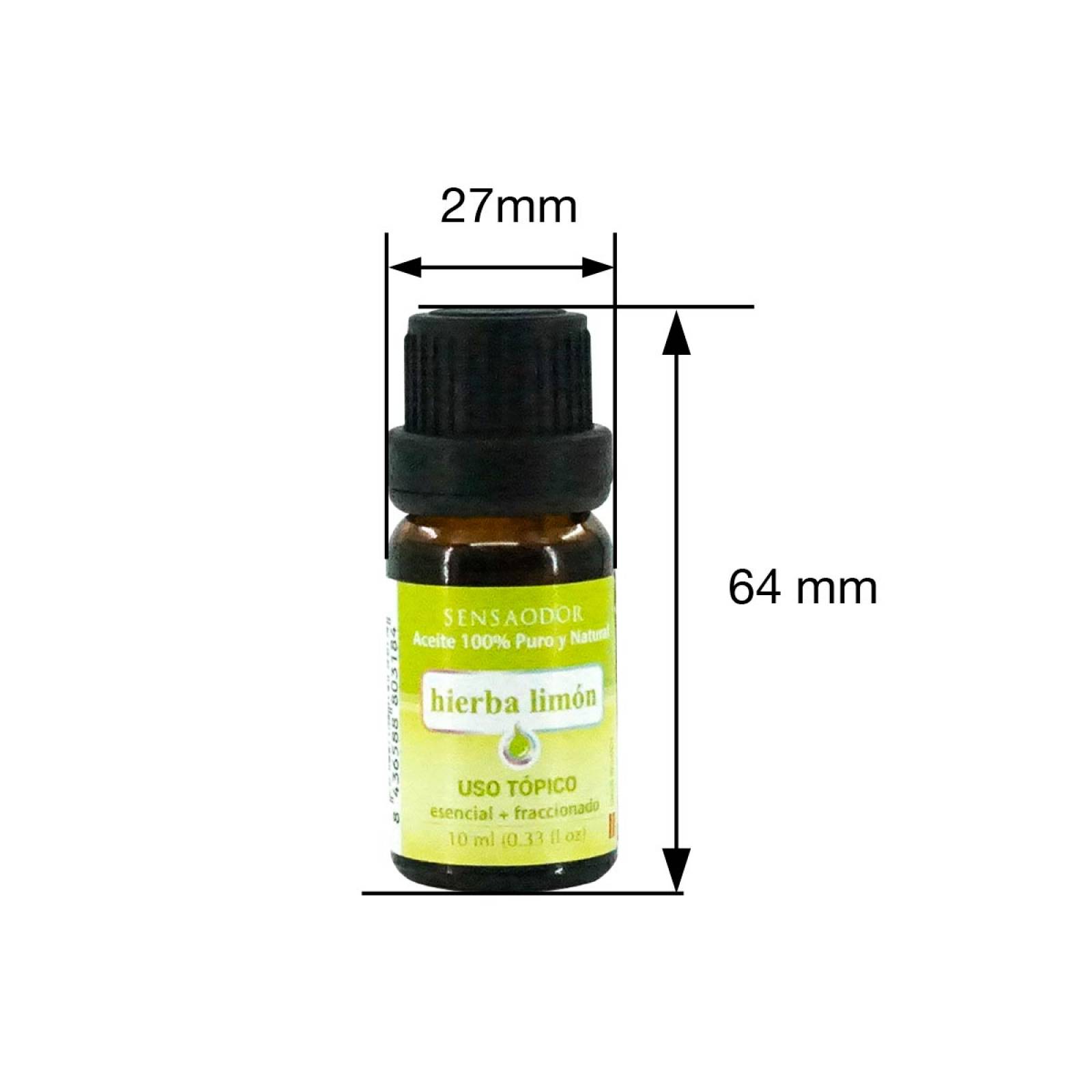 Aceite Esencial Fraccionado Sensaodor Aroma Hierba de Limon 10 ml